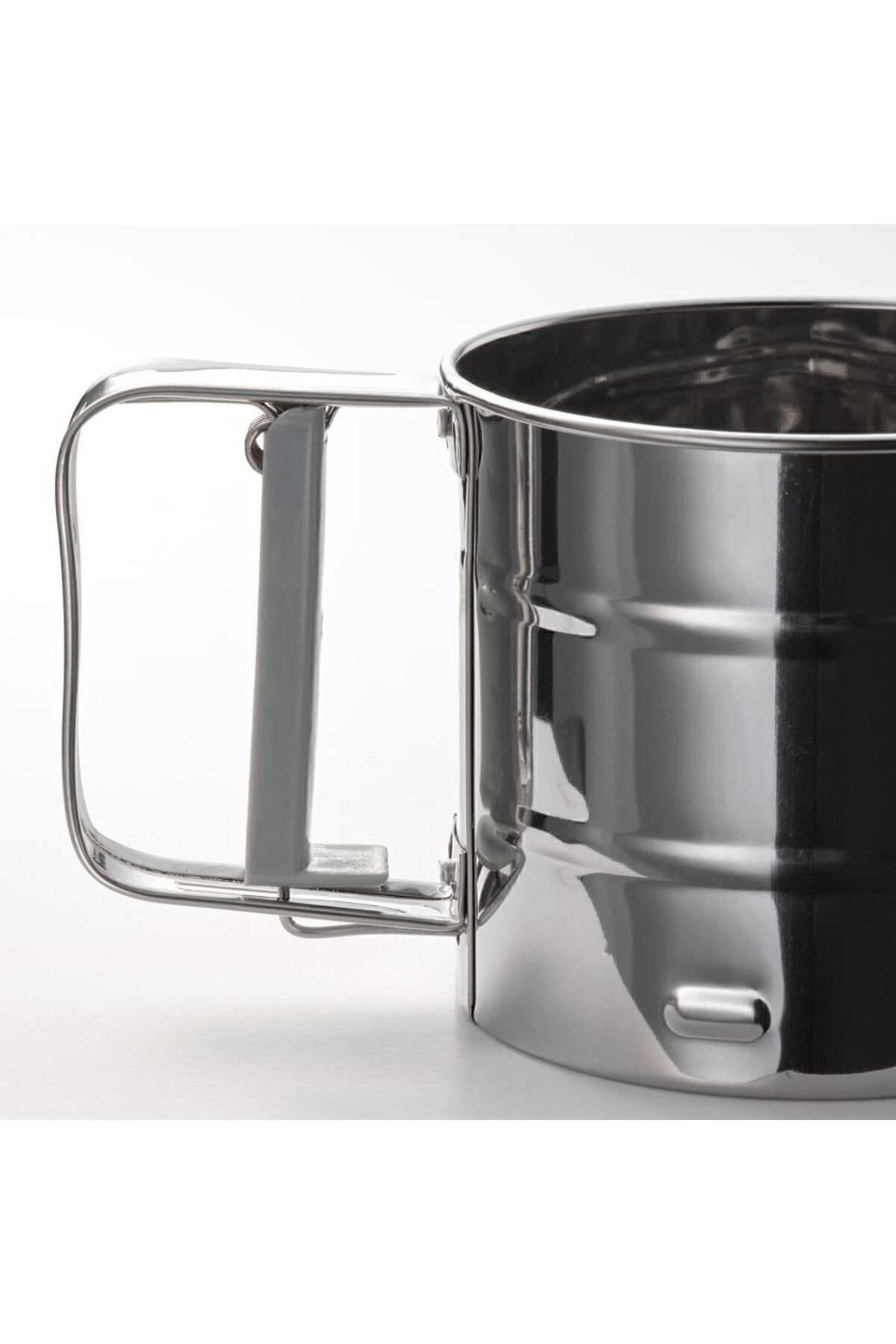 İkea Pratik Un Eleği 9.5X10.5 Cm Elek Un Eleme Pratik Paslanmaz Çelik 