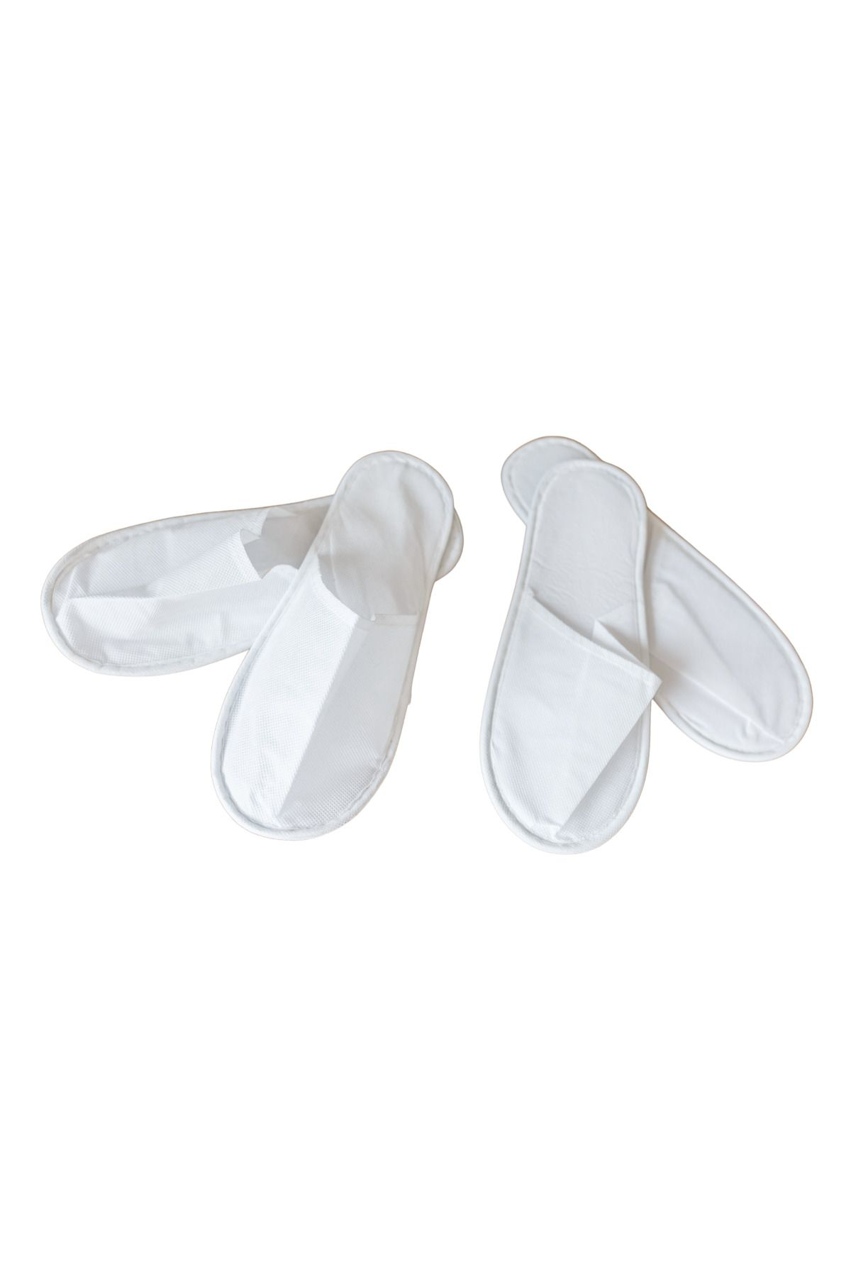 Otel Bukleti Pratik Ve Hijyenik 4.5 Mm Polietilen Taban Otel Terliği 12 Çift B