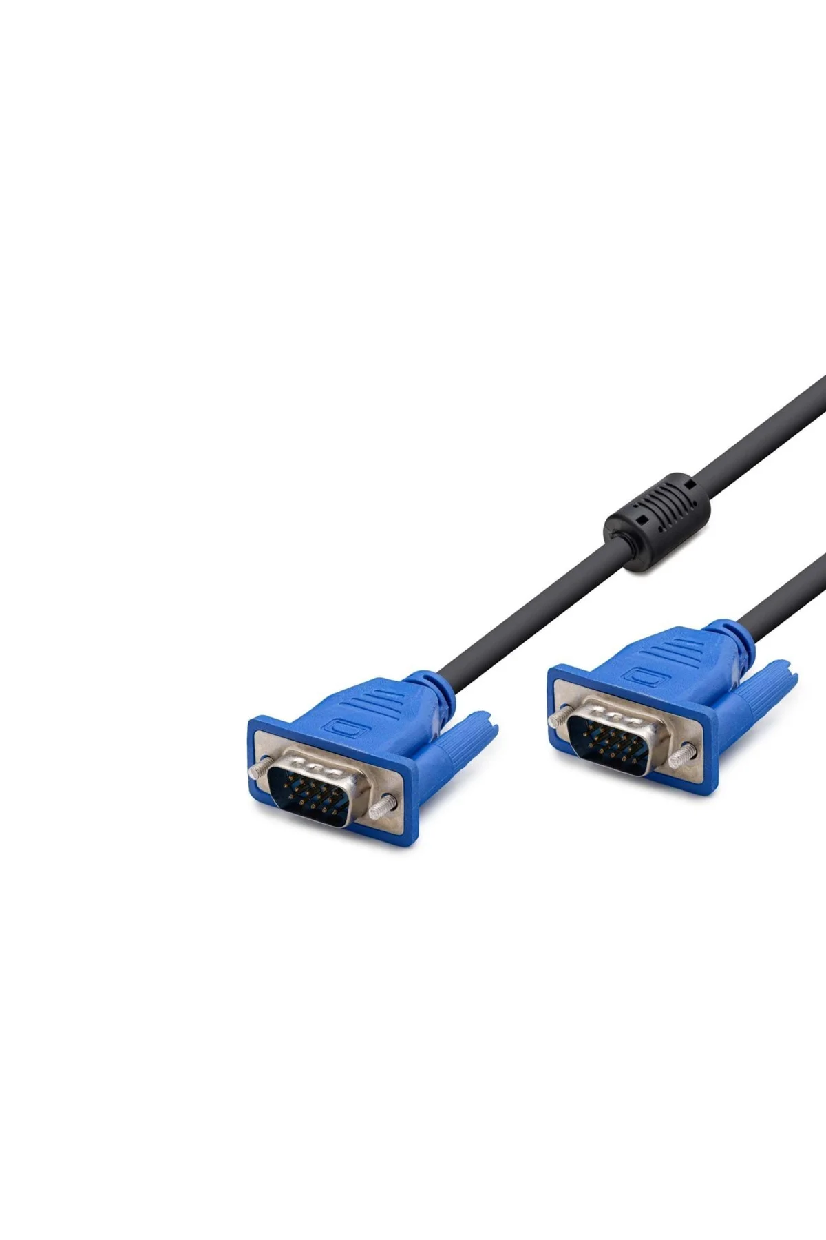 Pratik Vga Kablo 1.5 Metre Siyah Mavi Ofis Kullanımı Pratik Vga Kablo 1.5 Metre Siyah Mavi Ofis Kullanımı