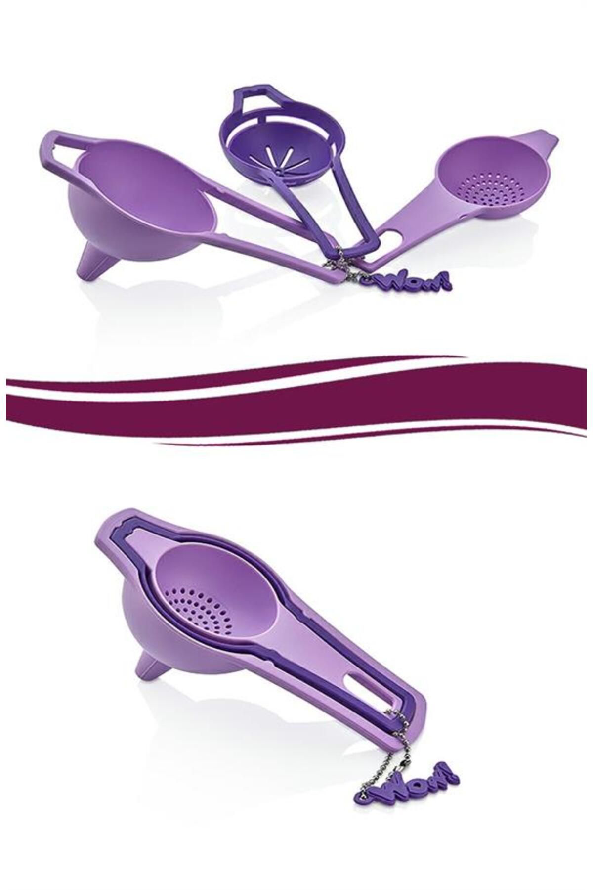 Pratik Yumurta Süzgeci Mini Süzgeç Huni Seti Hepsi Bir Arada  GO5