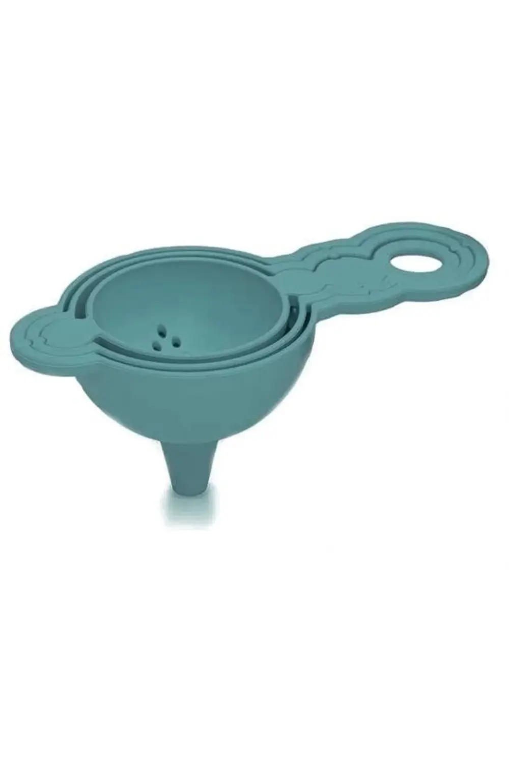 Pratik Yumurta Süzgeci Mini Süzgeç Huni Seti Hepsi Bir Arada