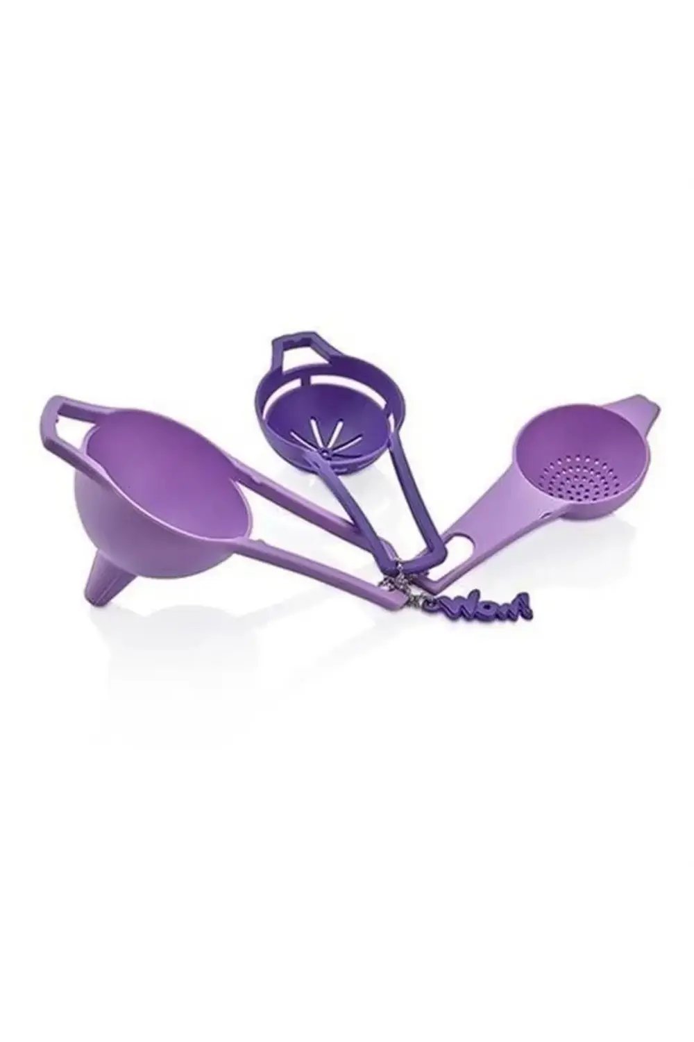 Pratik Yumurta Süzgeci Mini Süzgeç Huni Seti Hepsi Bir Arada