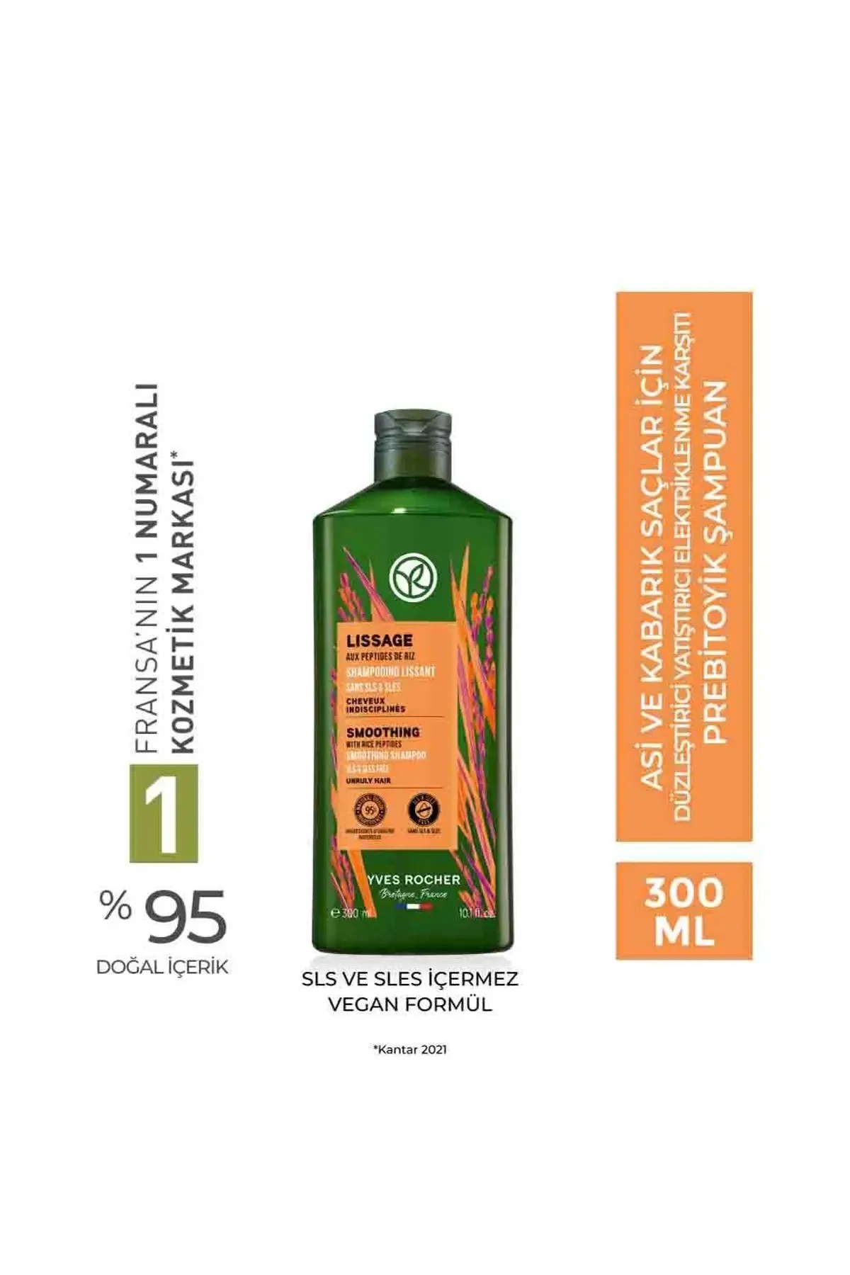 Prebiyotik Şampuan - Kabarık Saçlar / Lissage- 300 ml
