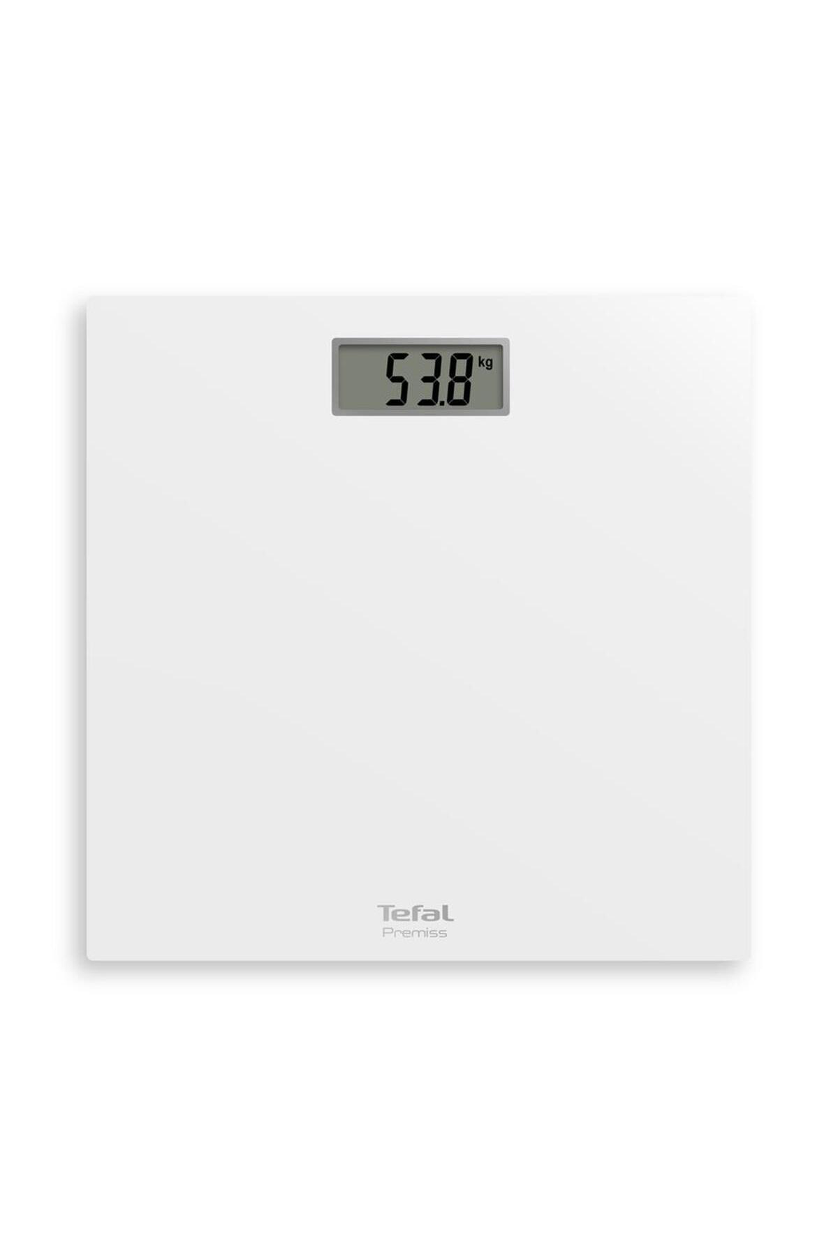 Tefal Premiss 150 Kg Kapasiteli Cam Tartı - Beyaz