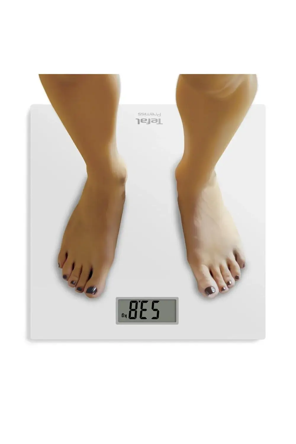 Premiss 150 Kg Kapasiteli Cam Tartı - Beyaz