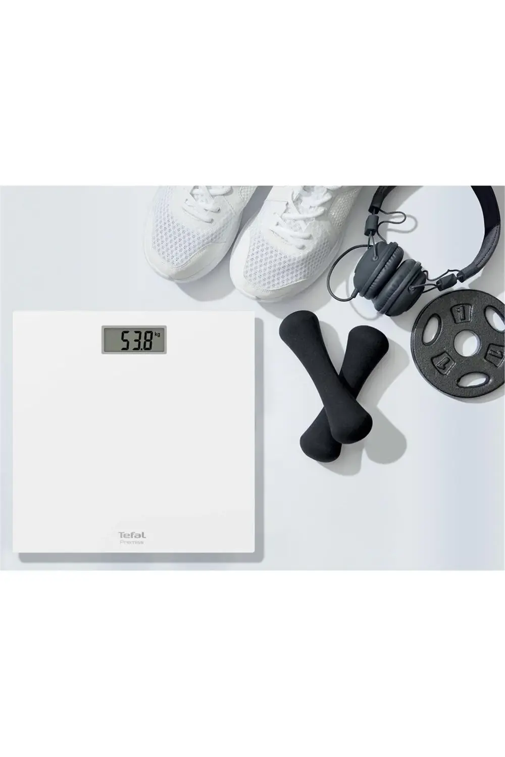 Premiss 150 Kg Kapasiteli Cam Tartı - Beyaz