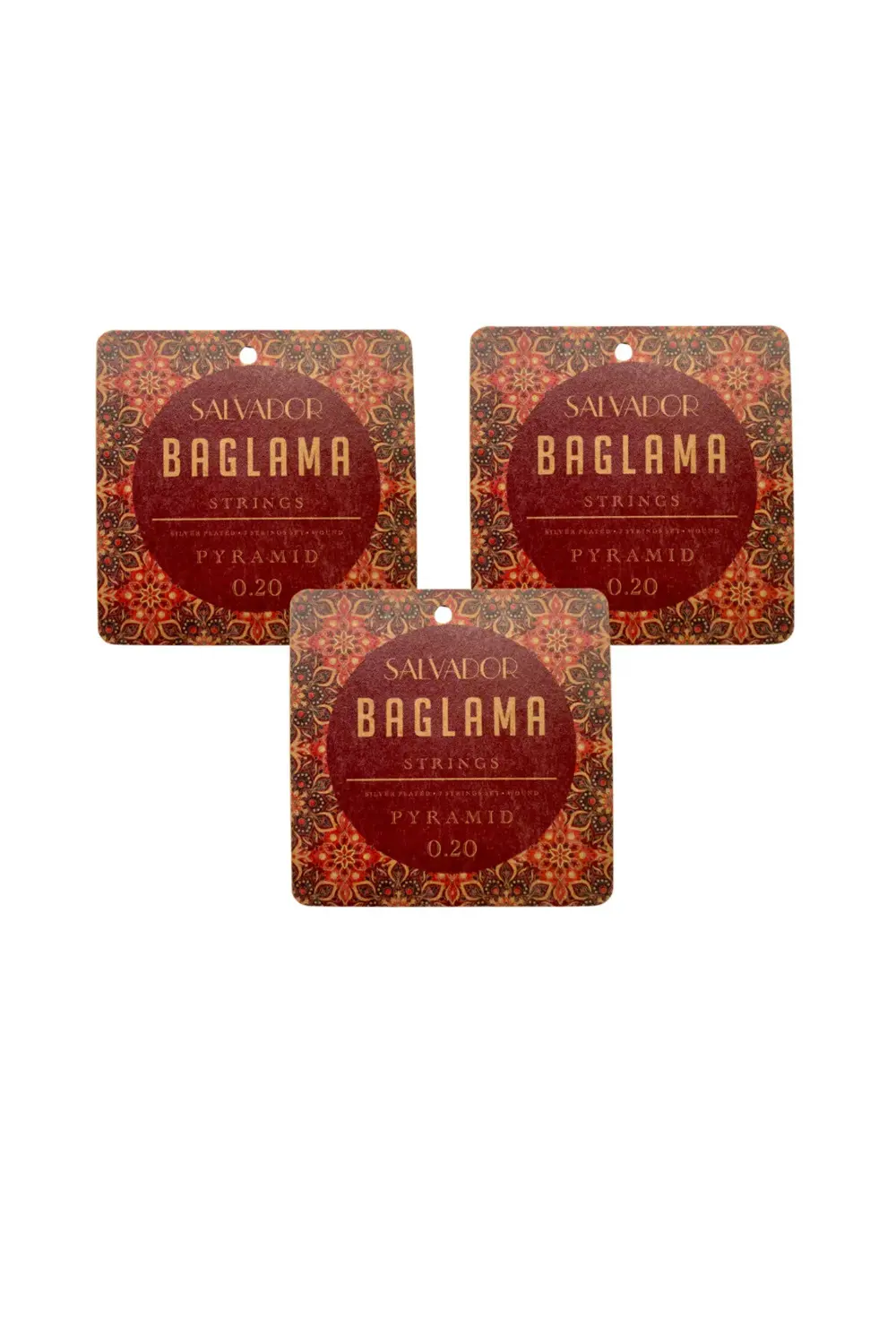 Premium 0.20 Uzun Sap Bağlama Teli (3 Takım)