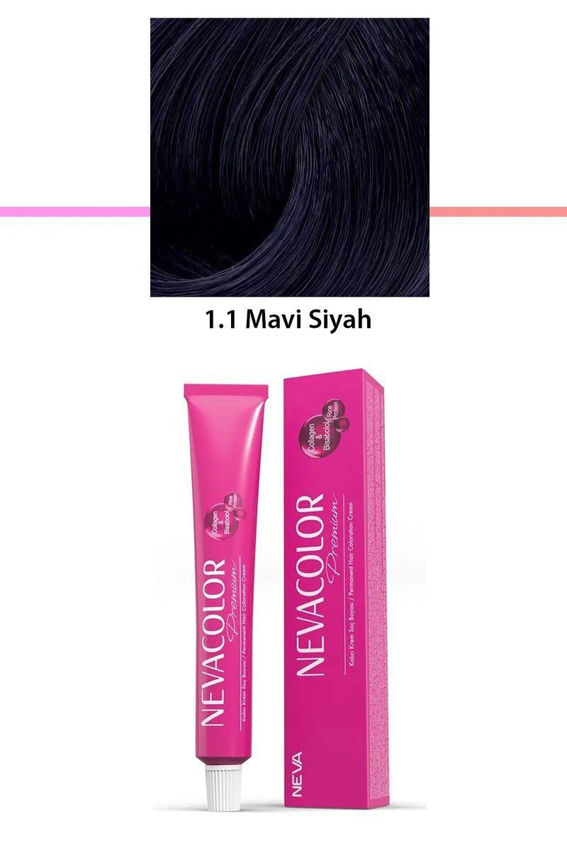 Premium 1.1 Mavi Siyah Kalıcı Krem Saç Boyası 50 g Tüp – Yoğun Renk & Saç Bakımı Premium 1.1 Mavi Siyah Kalıcı Krem Saç Boyası 50 g Tüp – Yoğun Renk & Saç Bakımı