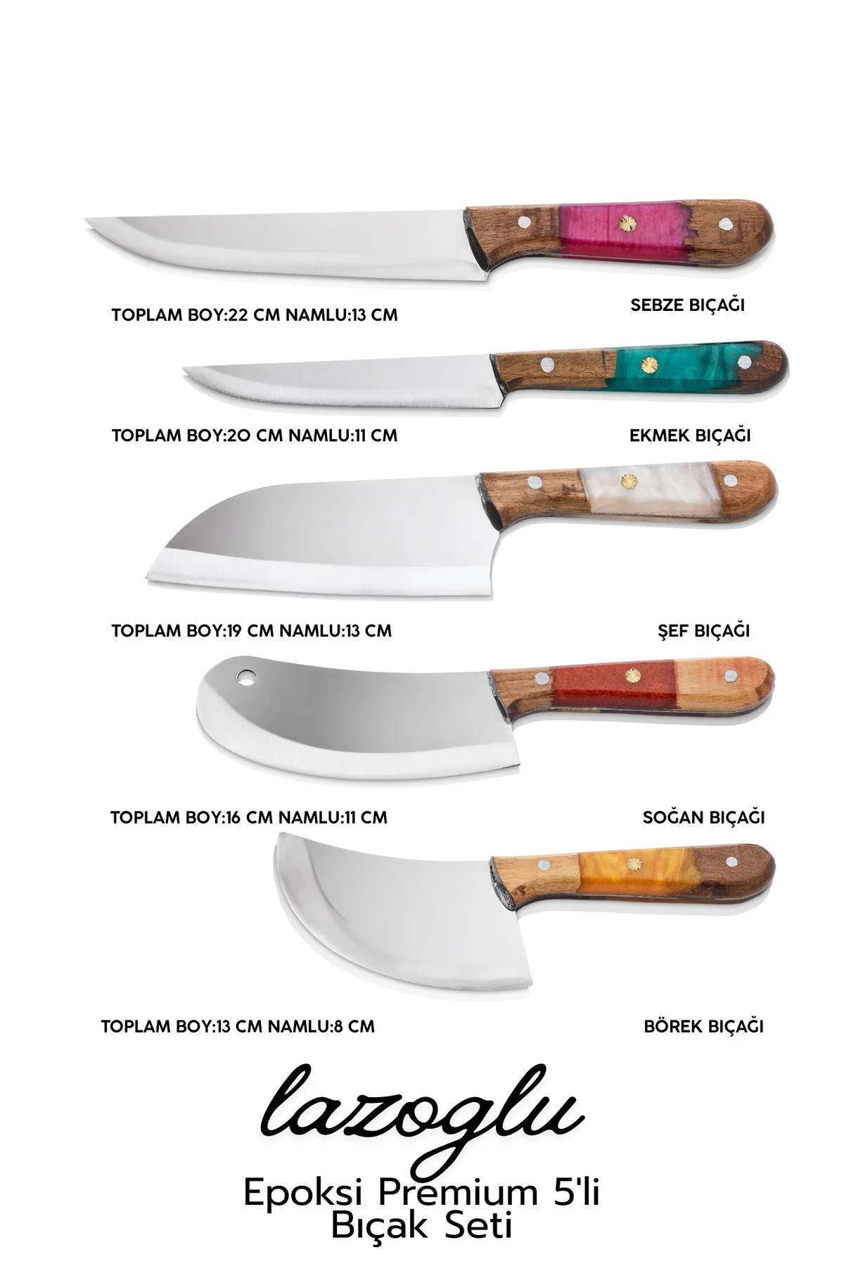 Premium 11 Parça Bıçak Seti