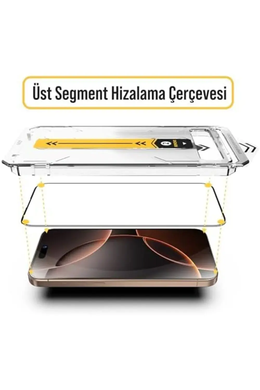 Premium 15/16 Uyumlu Tam Kaplayan Tozsuz Uygulama 9H Ekran Kırılm