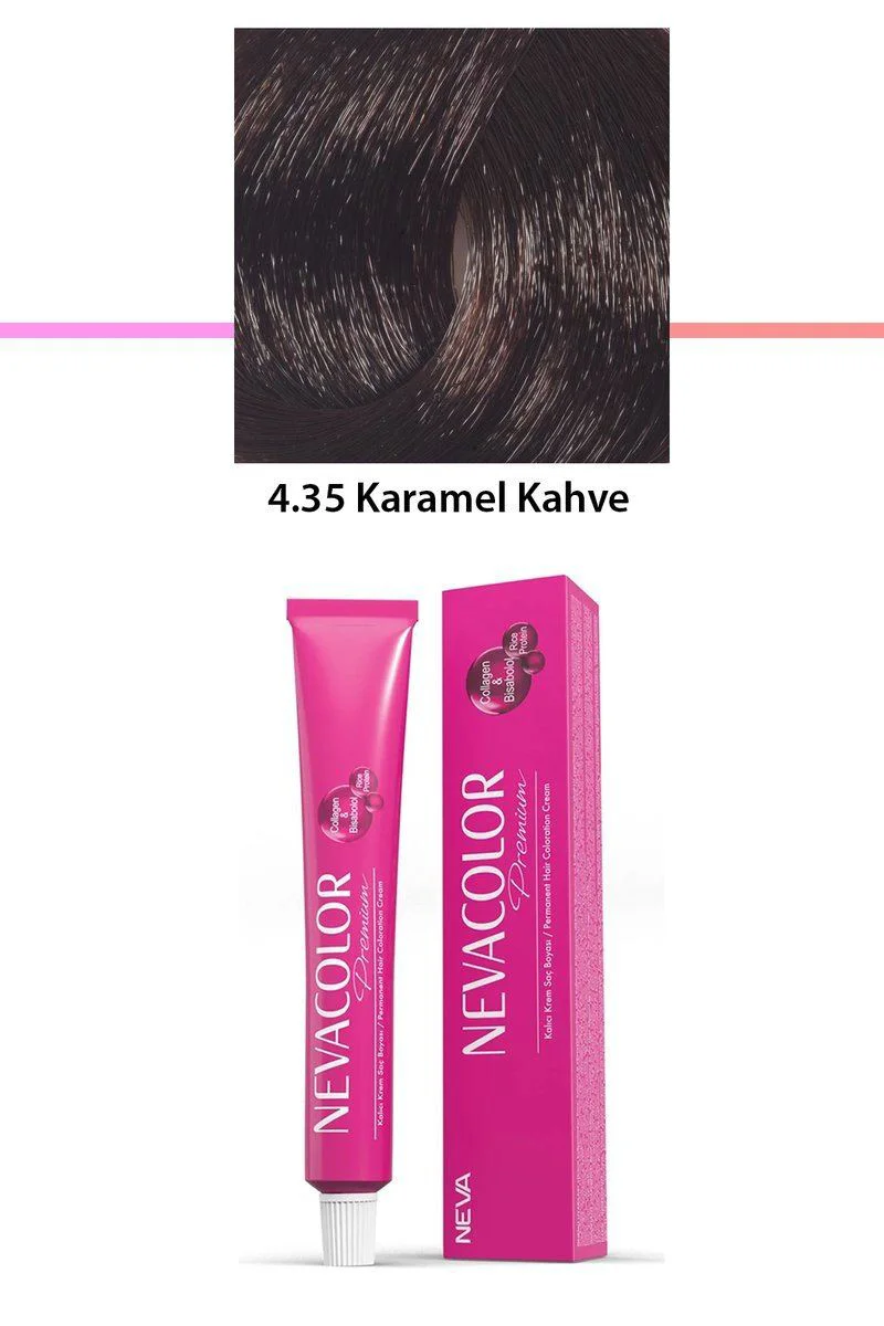 Premium 4.35 Karamel Kahve Kalıcı Krem Saç Boyası – 50 g Tüp Fiyatı, Yorumları ve Özellikleri