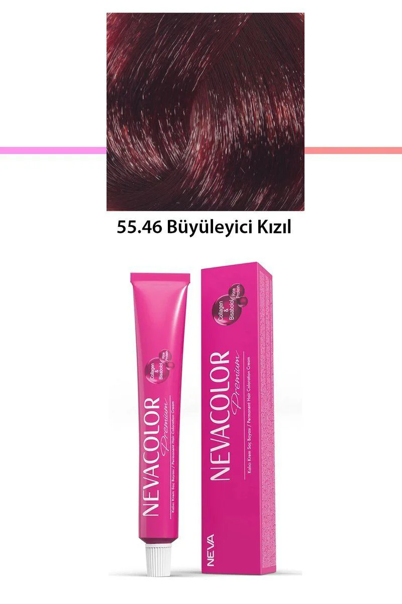 Premium 55.46 Büyüleyici Kızıl Kalıcı Krem Saç Boyası 50 g Tüp – Yoğun Renk, Saç Sağlığı Premium 55.46 Büyüleyici Kızıl Kalıcı Krem Saç Boyası 50 g Tüp – Yoğun Renk, Saç Sağlığı