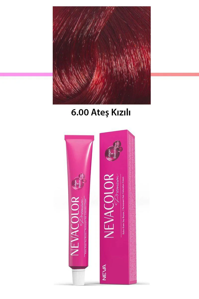 Premium 6.00 Ateş Kızılı Kalıcı Krem Saç Boyası 50 g Tüp – Yoğun Renk ve Saç Bakımı Fiyatı, Yorumları ve Özellikleri