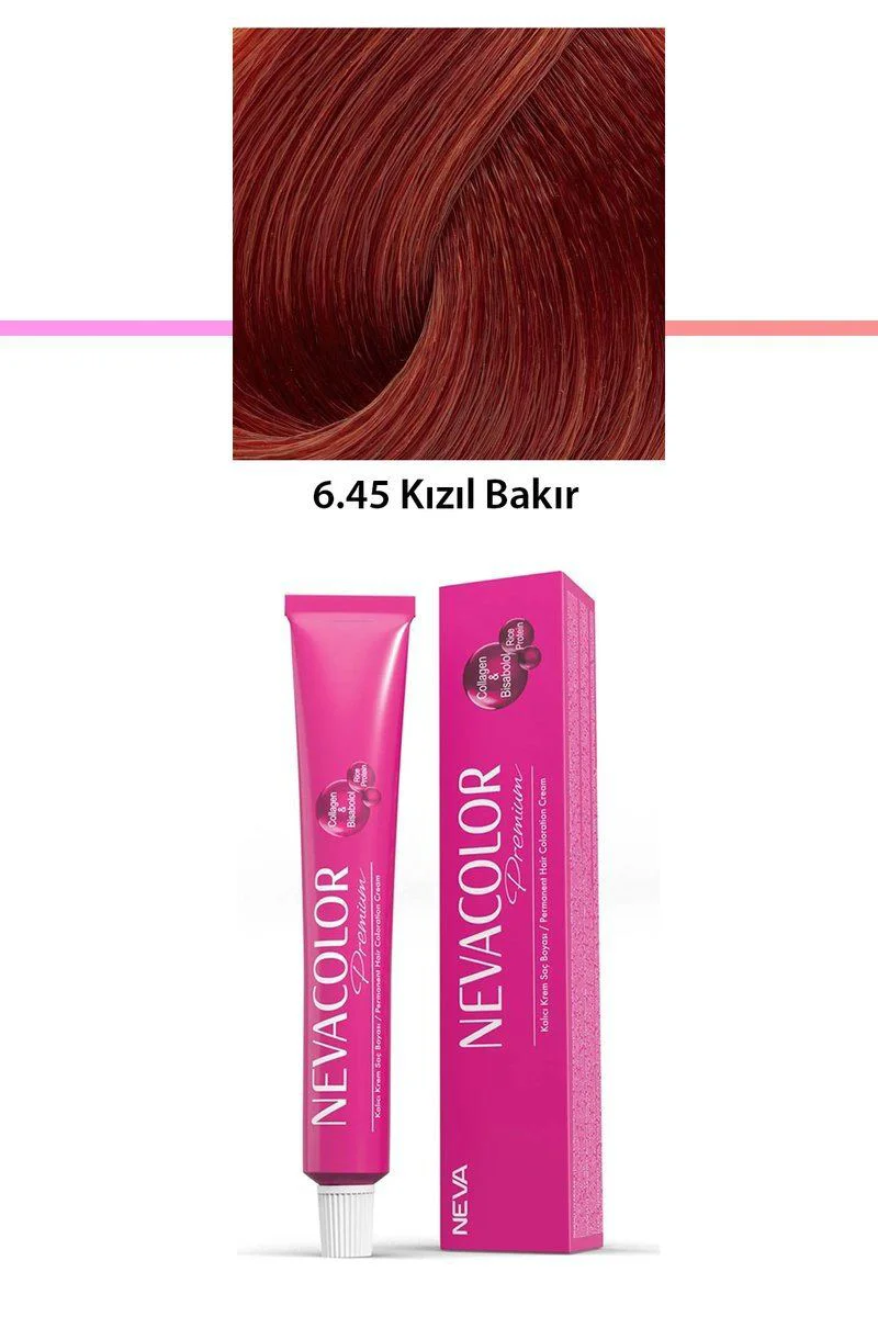Premium 6.45 Kızıl Bakır Kalıcı Krem Saç Boyası - 50 g Tüp | Yoğun Renk & Parlaklık Fiyatı, Yorumları ve Özellikleri