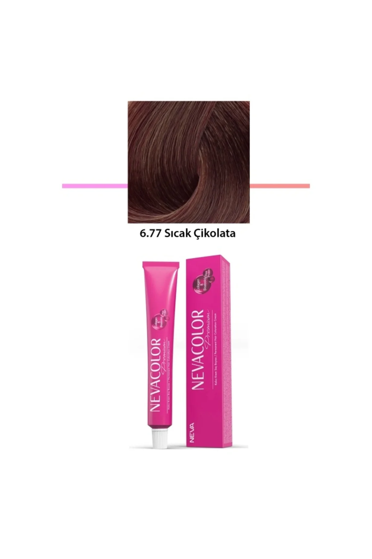 Premium 6.77 Sıcak Çikolata - Kalıcı Krem Saç Boyası 2 X 50 g Tüp