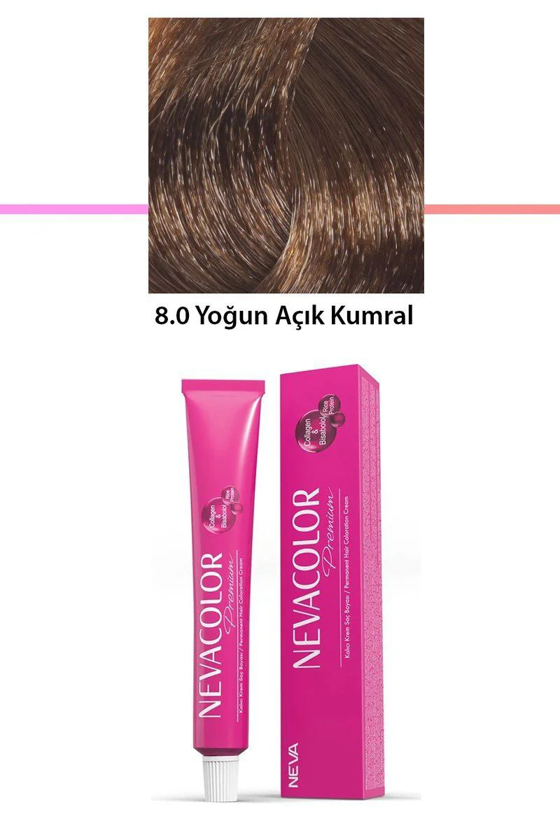 Premium 8.0 Yoğun Açık Kumral Kalıcı Krem Saç Boyası 50 g - Saçları Besler, Parlak Renk Verir Fiyatı, Yorumları ve Özellikleri