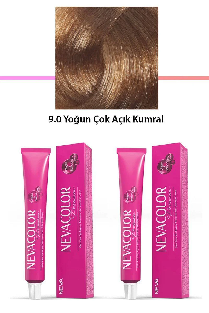 Premium 9.0 Yoğun Çok Açık Kumral Saç Boyası 2'li Set - Kalıcı Krem Saç Boyası Fiyatı, Yorumları ve Özellikleri