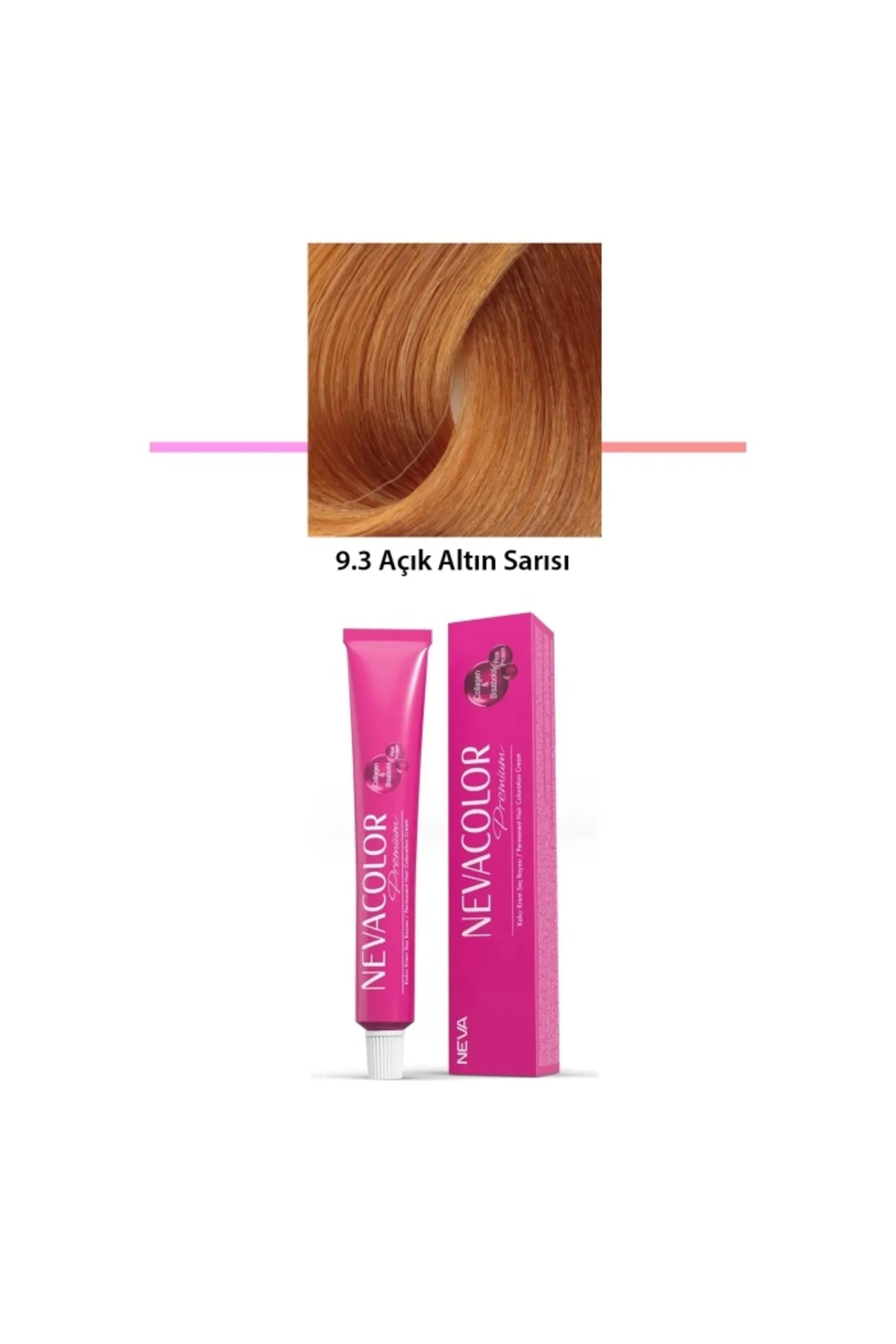 Premium 9.3 Açık Altın Sarısı - Kalıcı Krem Saç Boyası 2 X 50 g T