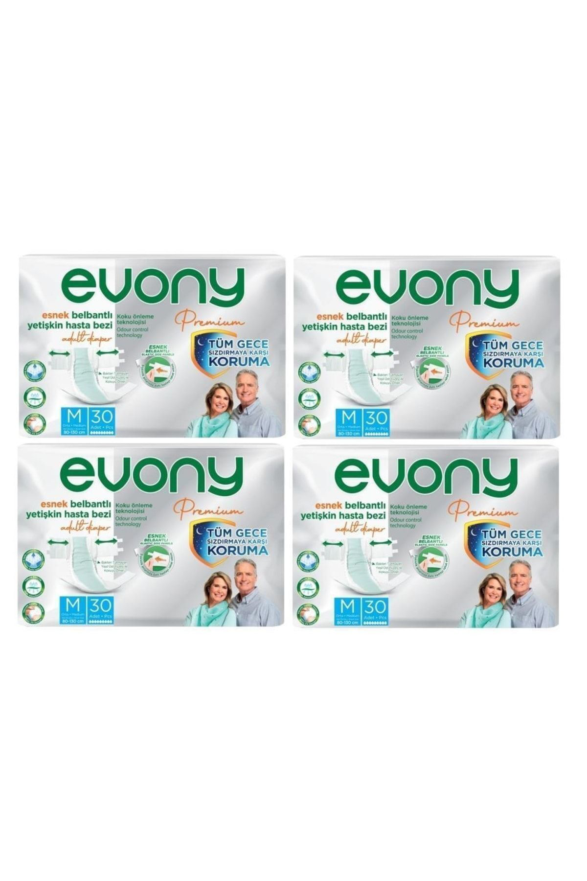 Premium Belbantlı Orta Medium M Hasta Bezi 120 Adet