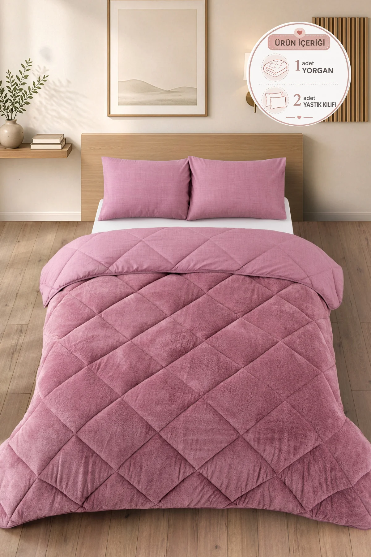 Premium Çift Taraflı Wellsoft Yorgan Seti Çift Kişilik 195x215 cm – 2 adet Yastık Kılıflı Premium Çift Taraflı Wellsoft Yorgan Seti Çift Kişilik 195x215 cm – 2 adet Yastık Kılıflı Fiyatı, Yorumları ve Özellikleri