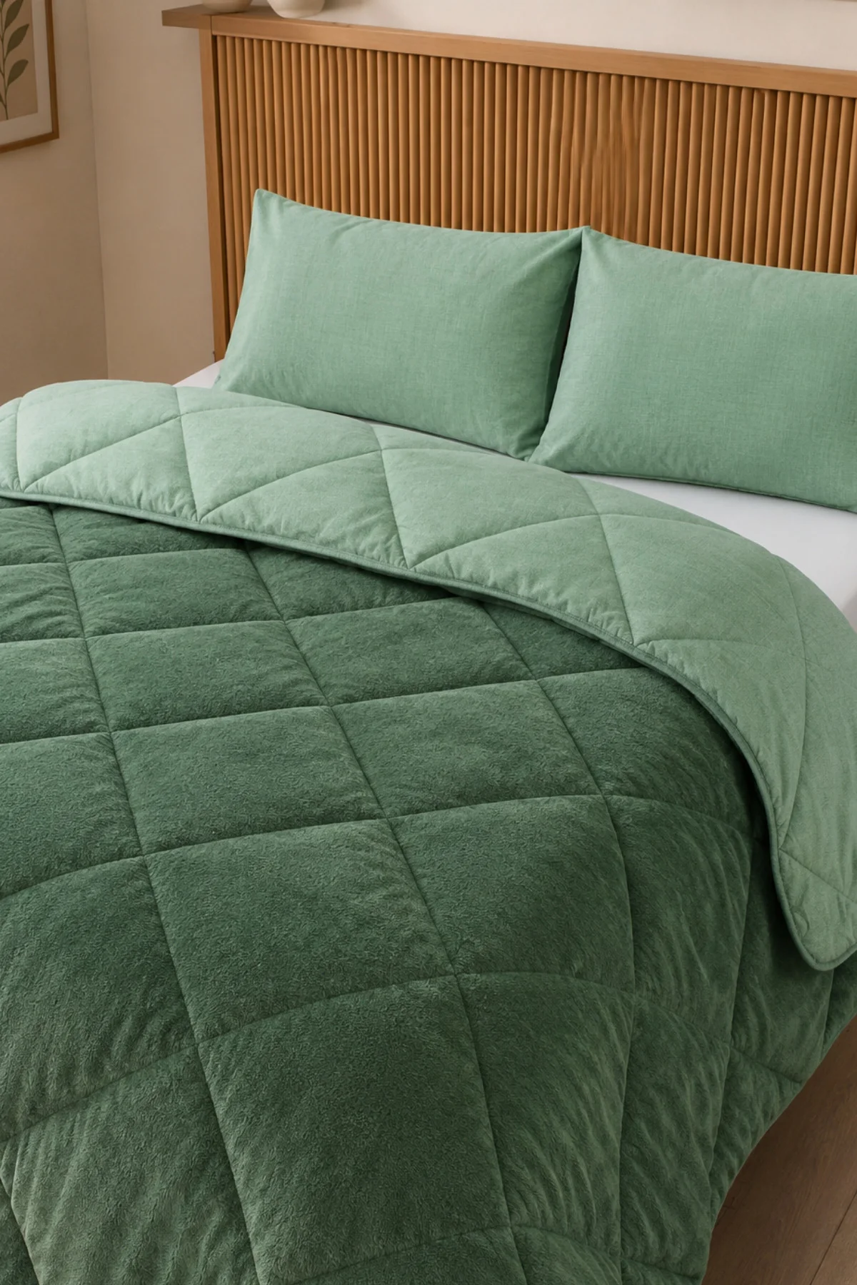 Premium Çift Taraflı Wellsoft Yorgan Seti Battal Boy 215x235 cm – 2 adet Yastık Kılıflı Fiyatı, Yorumları ve Özellikleri