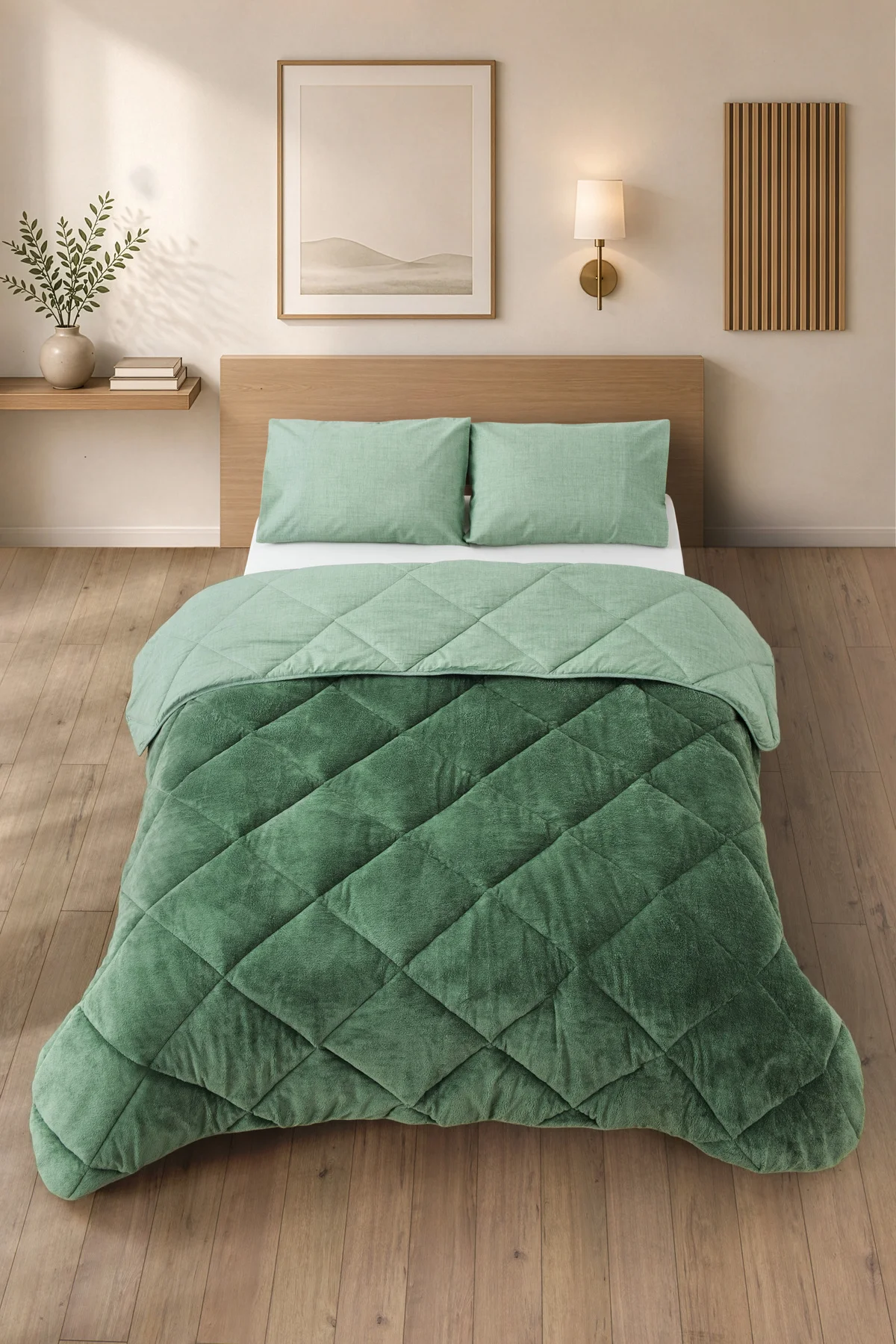 Premium Çift Taraflı Wellsoft Yorgan Seti Battal Boy 215x235 cm – 2 adet Yastık Kılıflı Fiyatı, Yorumları ve Özellikleri