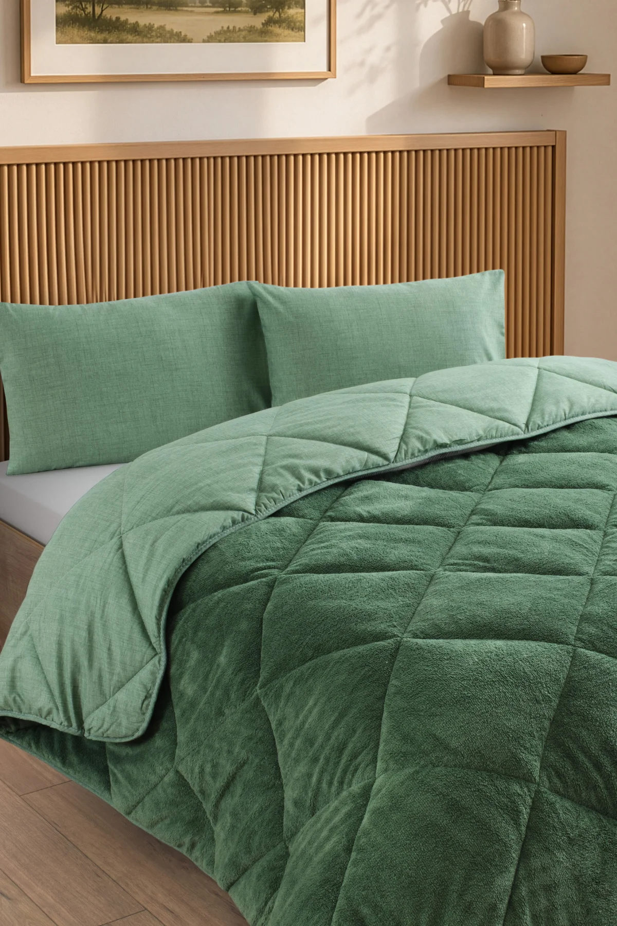 Premium Çift Taraflı Wellsoft Yorgan Seti Battal Boy 215x235 cm – 2 adet Yastık Kılıflı Fiyatı, Yorumları ve Özellikleri