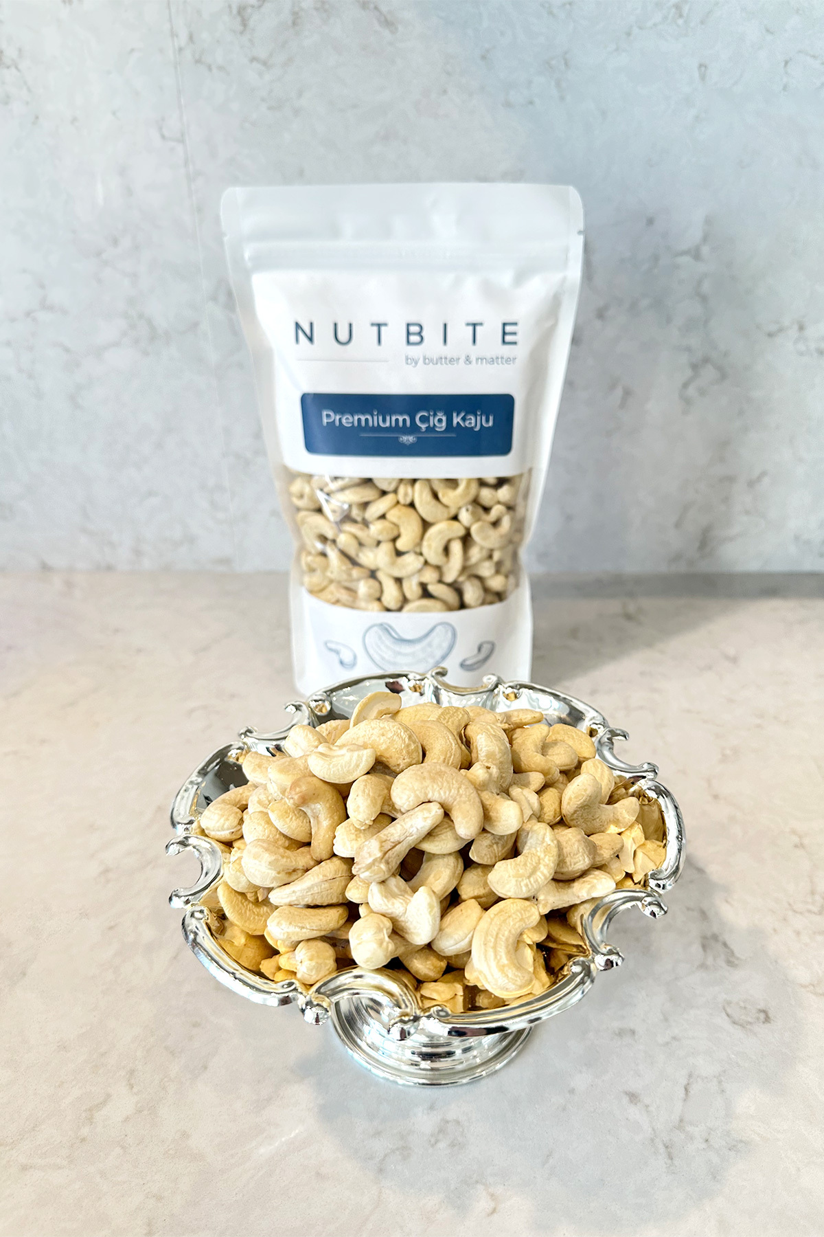 Premium Çiğ Kaju 500gr - Taptaze Yeni Mahsül - Yağsız & Tuzsuz Na