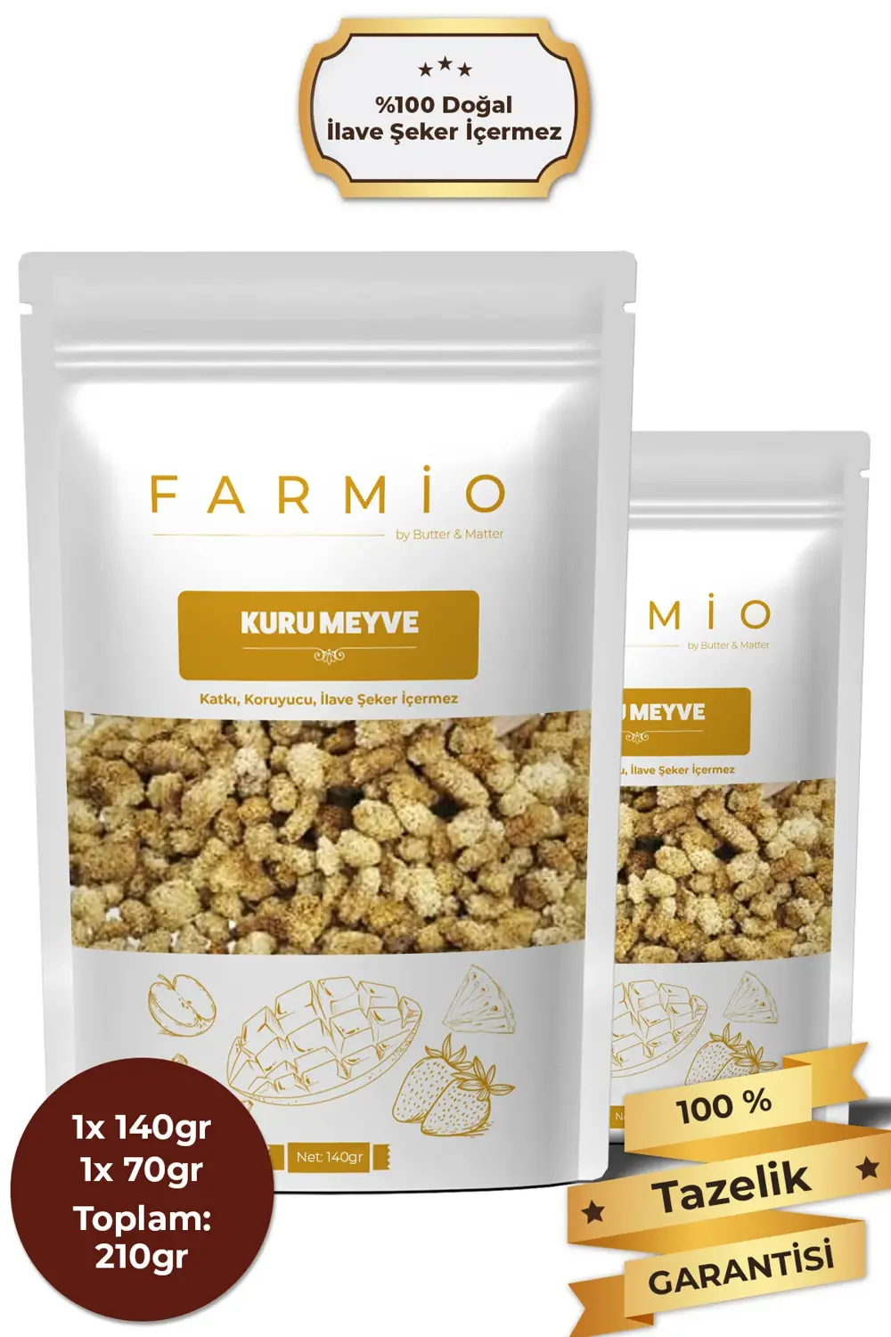 Premium Dut Kurusu – 210gr – Doğal Kurutulmuş