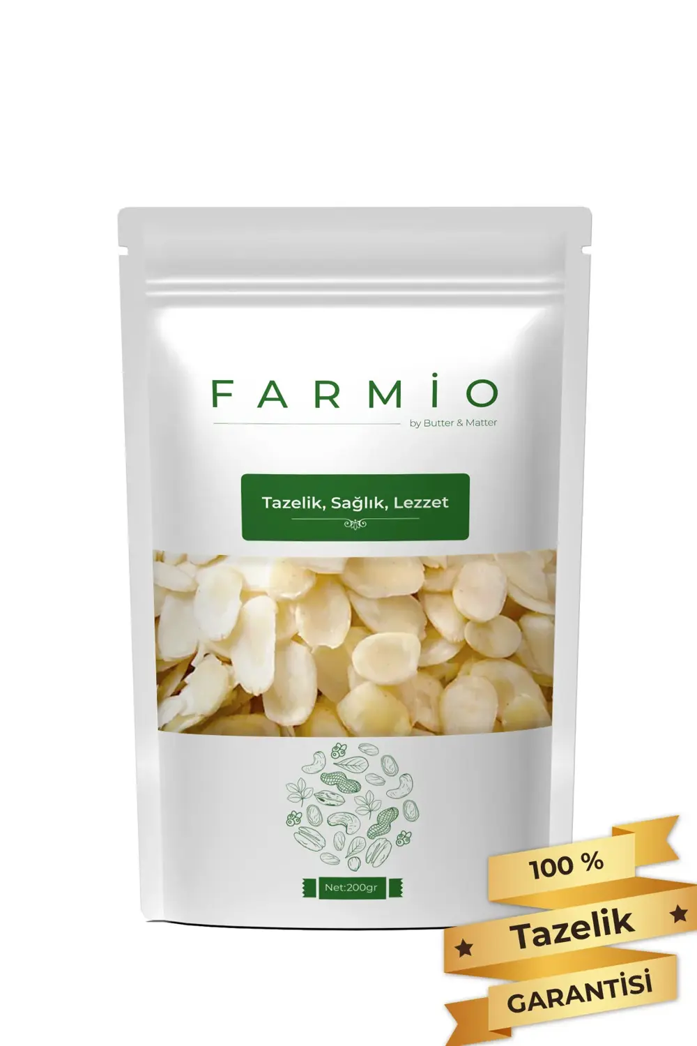 Premium File Badem 200gr - Taptaze Yeni Mahsül - Gurme Serisi - Ç