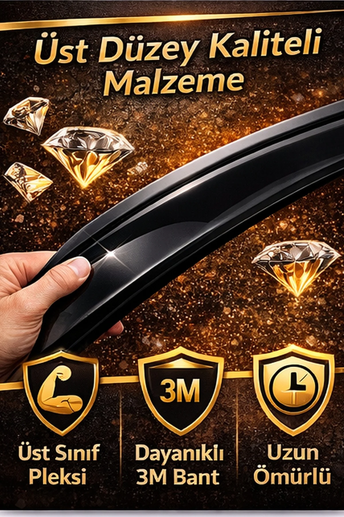 Premium Ford Courier Van Kasa (2023+) Uyumlu Mügen Cam Rüzgarlığı 4'lü Fiyatı, Yorumları ve Özellikleri