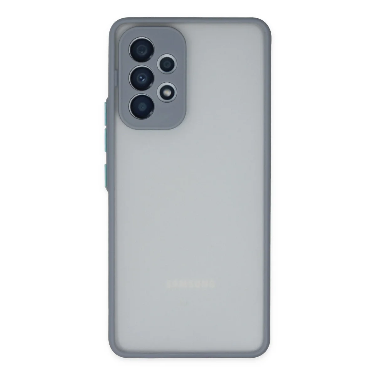 Premium Galaxy A53 5G Montreal Silikon Gri Kılıf - Yüksek Koruma ve Şıklık