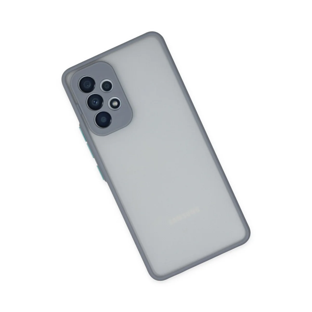 Premium Galaxy A53 5G Montreal Silikon Gri Kılıf - Yüksek Koruma ve Şıklık