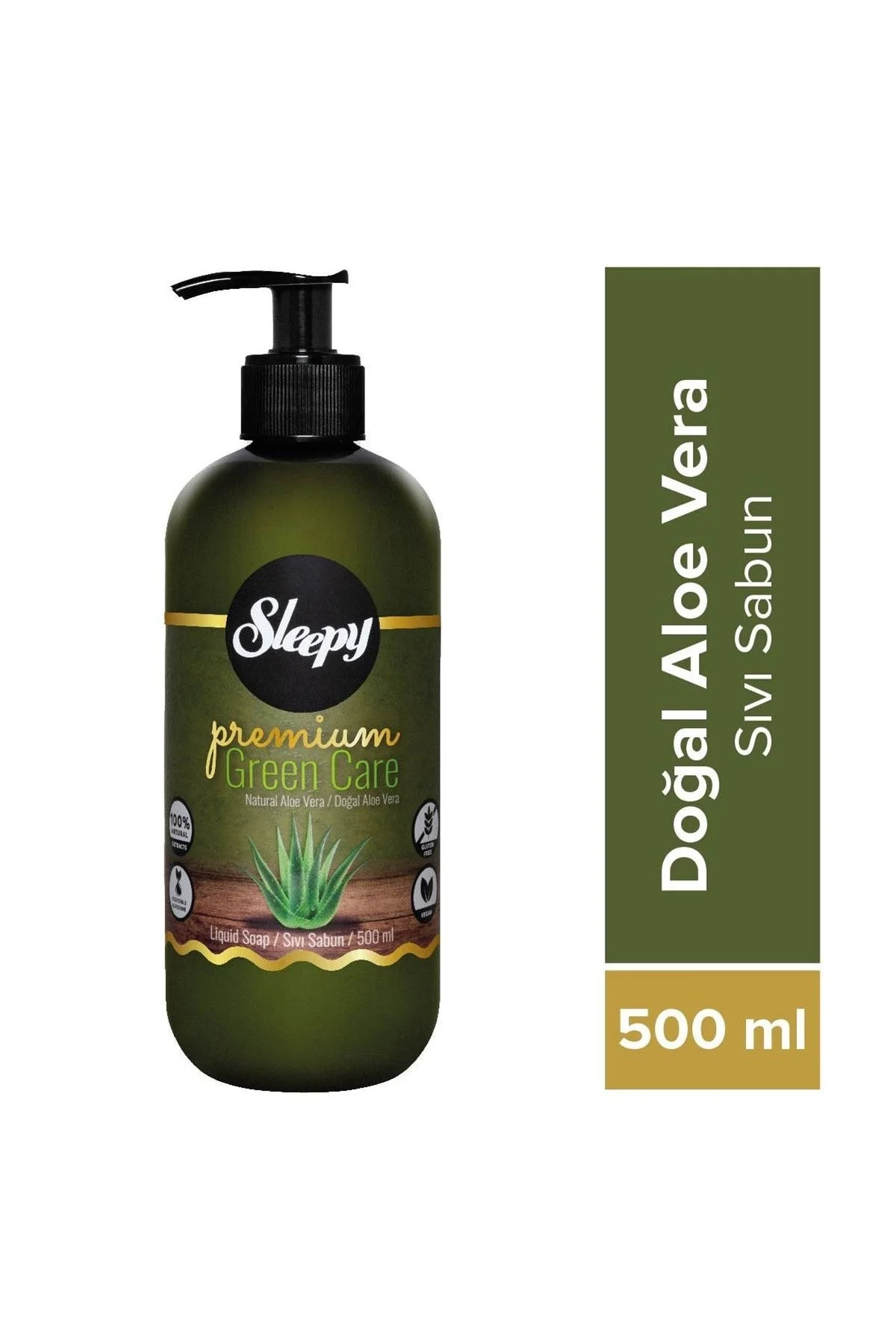 Premium Green Care Doğal Aloe Vera Sıvı Sabun 500 Ml Premium Green Care Doğal Aloe Vera Sıvı Sabun 500 Ml