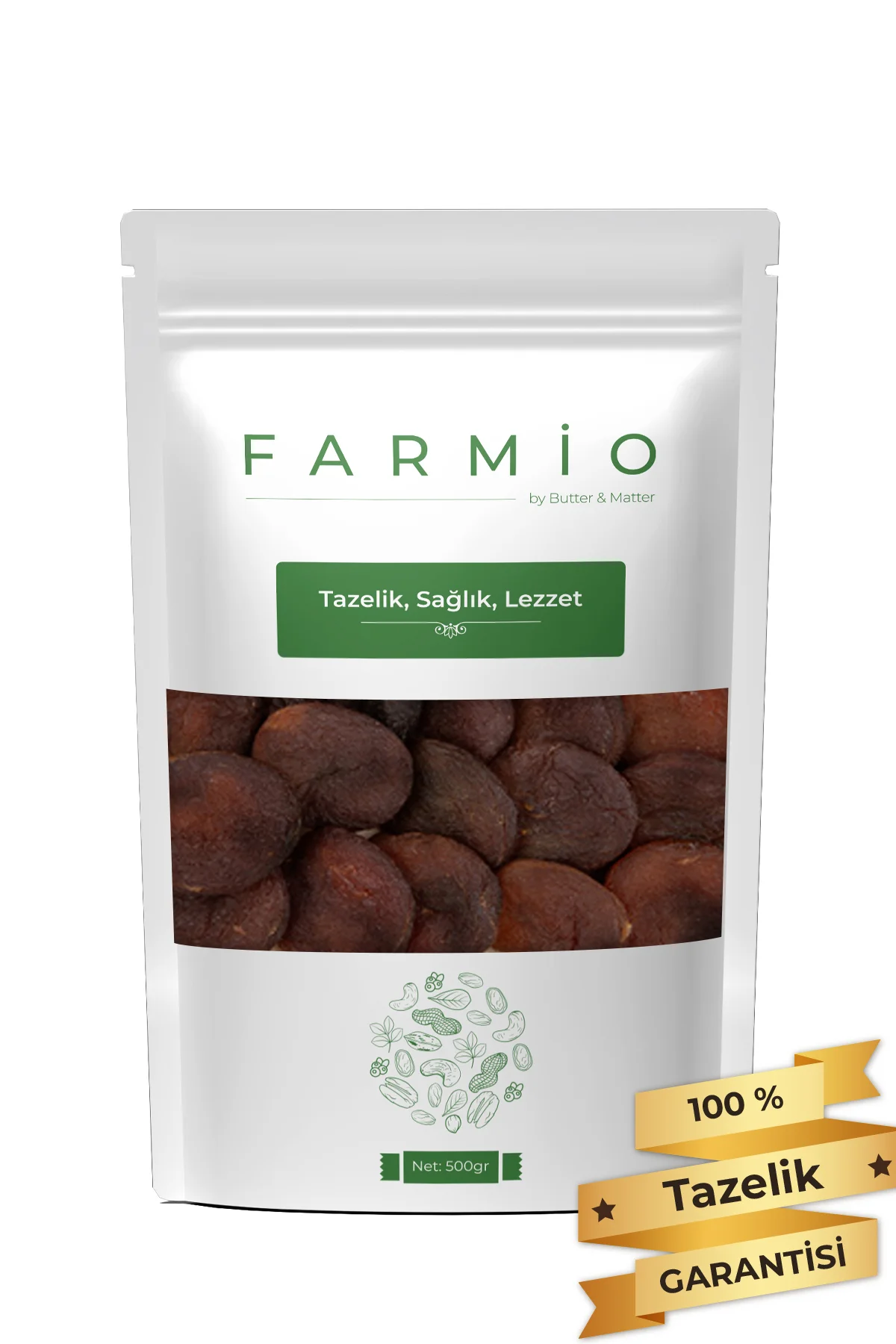 Premium Gün Kurusu Kayısı 500gr - Taptaze Yeni Mahsül - Gurme Ser