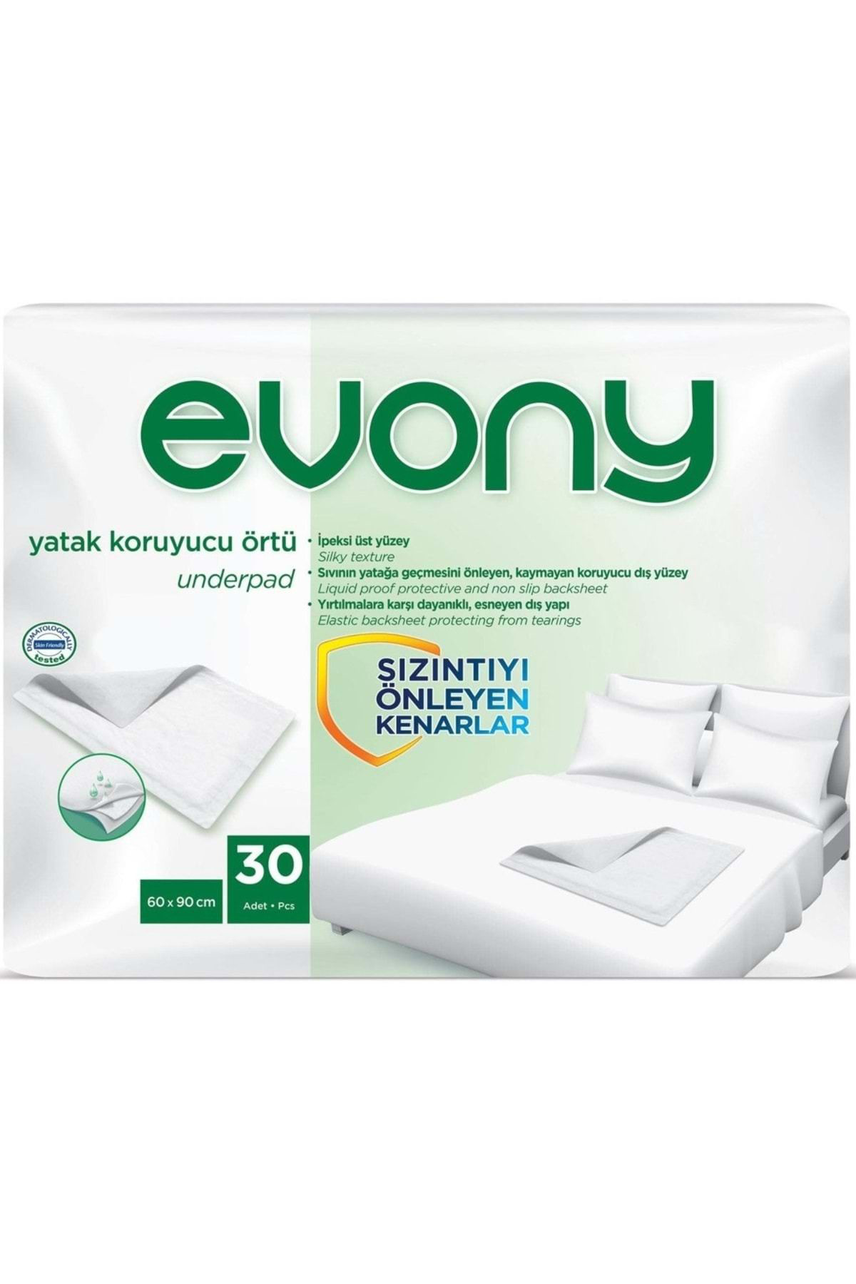 Evony Premium Hasta Bezi Yetişkin Bel Bantlı Tekstil Yüzey Orta 90 Adet