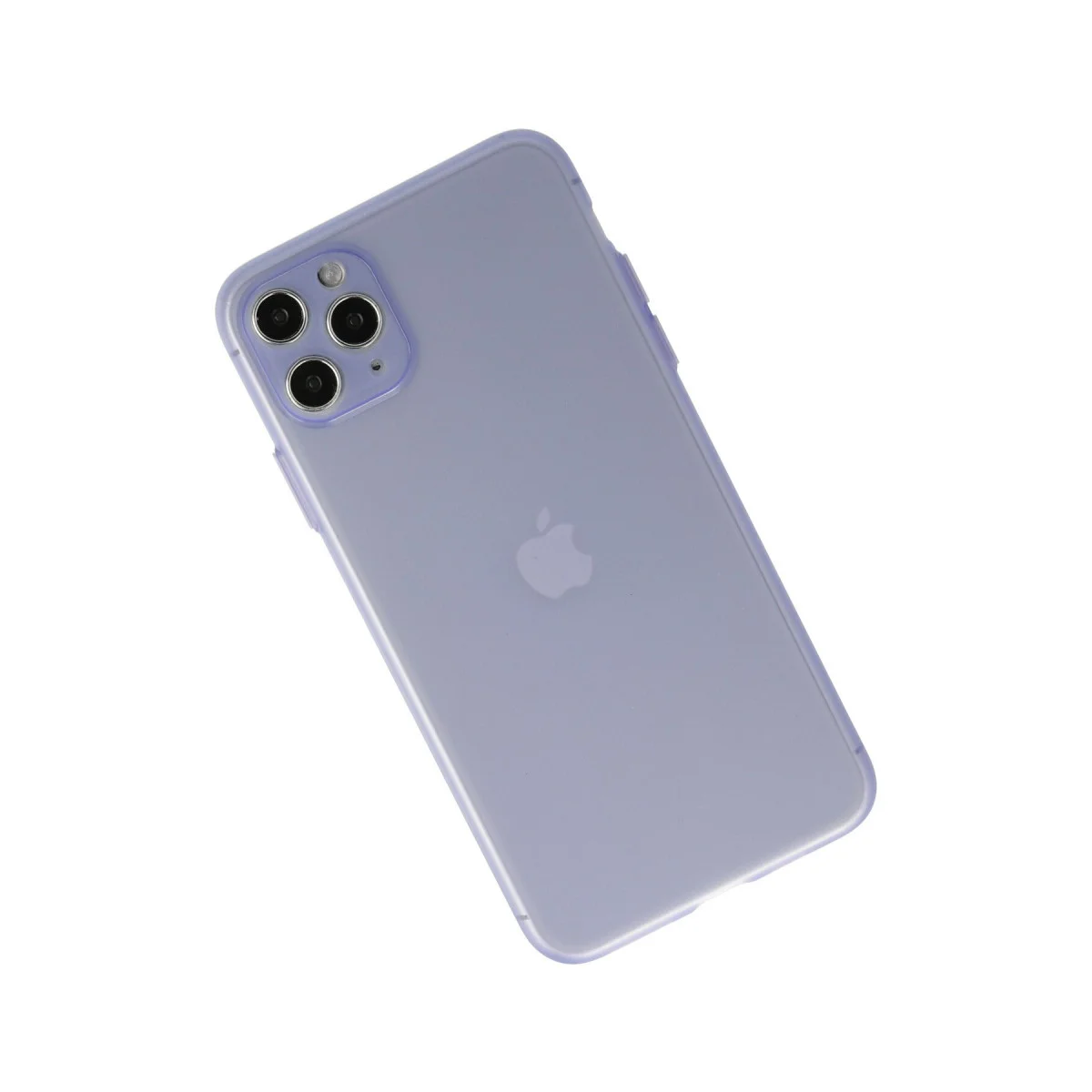 Premium iPhone 11 Pro Max Silikon Kılıf Puma Mat - Mor