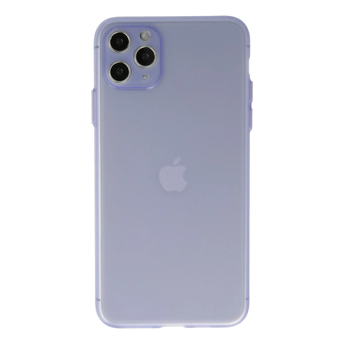 Premium iPhone 11 Pro Max Silikon Kılıf Puma Mat - Mor