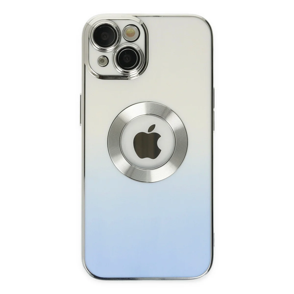 Premium iPhone 14 Plus Silikon Kılıf - Mavi & Darbe Koruma
