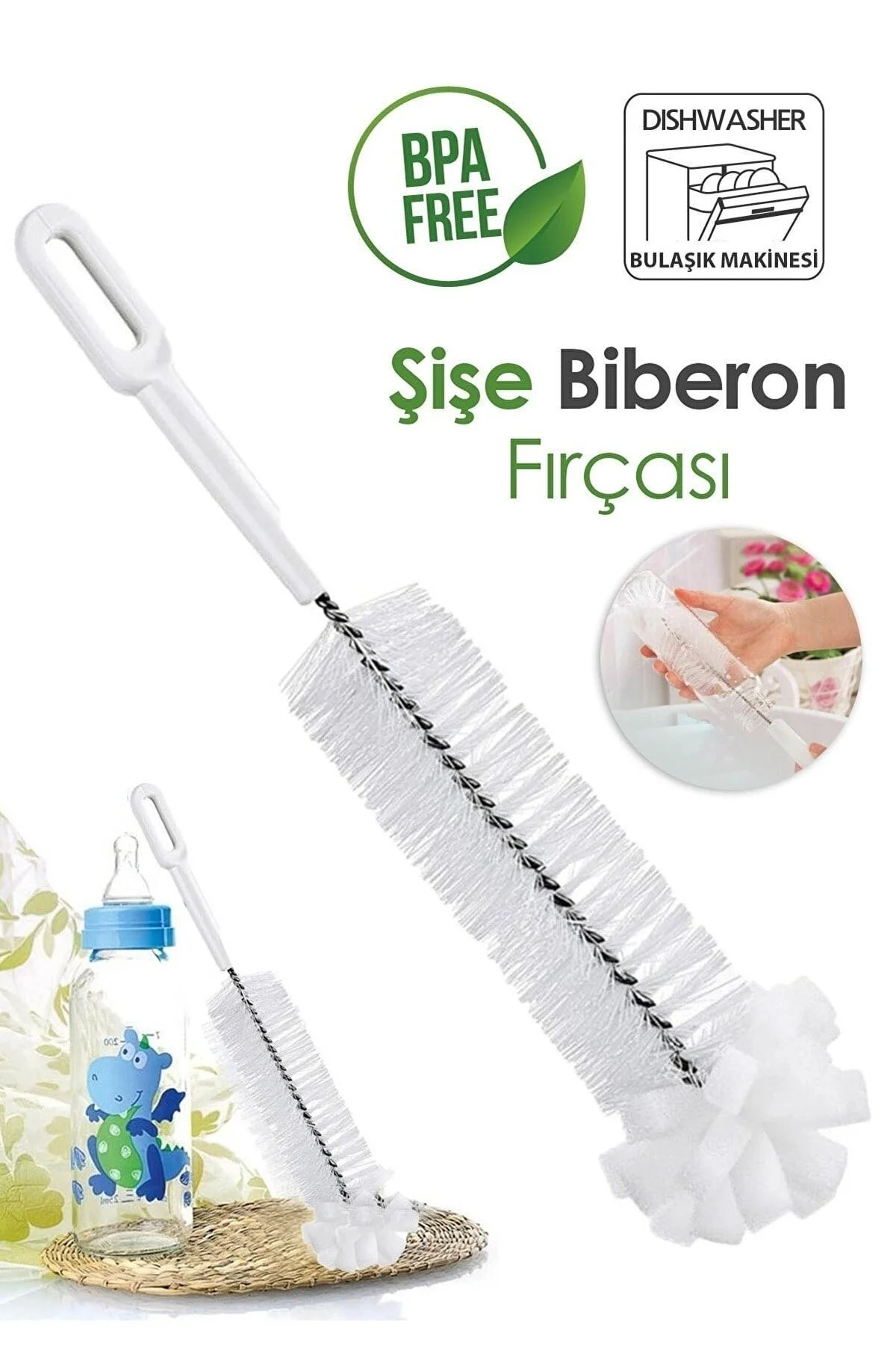 Premium Lüks Şişe Ve Biberon Fırçası - Ultra Dayanıklı Profesyonel Temizlik & Kristal Parlaklık Premium Lüks Şişe Ve Biberon Fırçası - Ultra Dayanıklı Profesyonel Temizlik & Kristal Parlaklık