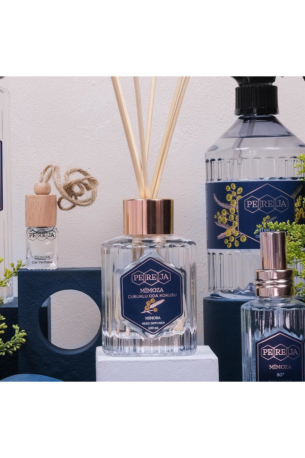 Premium Mimoza Çubuklu Oda Kokusu 100 ml