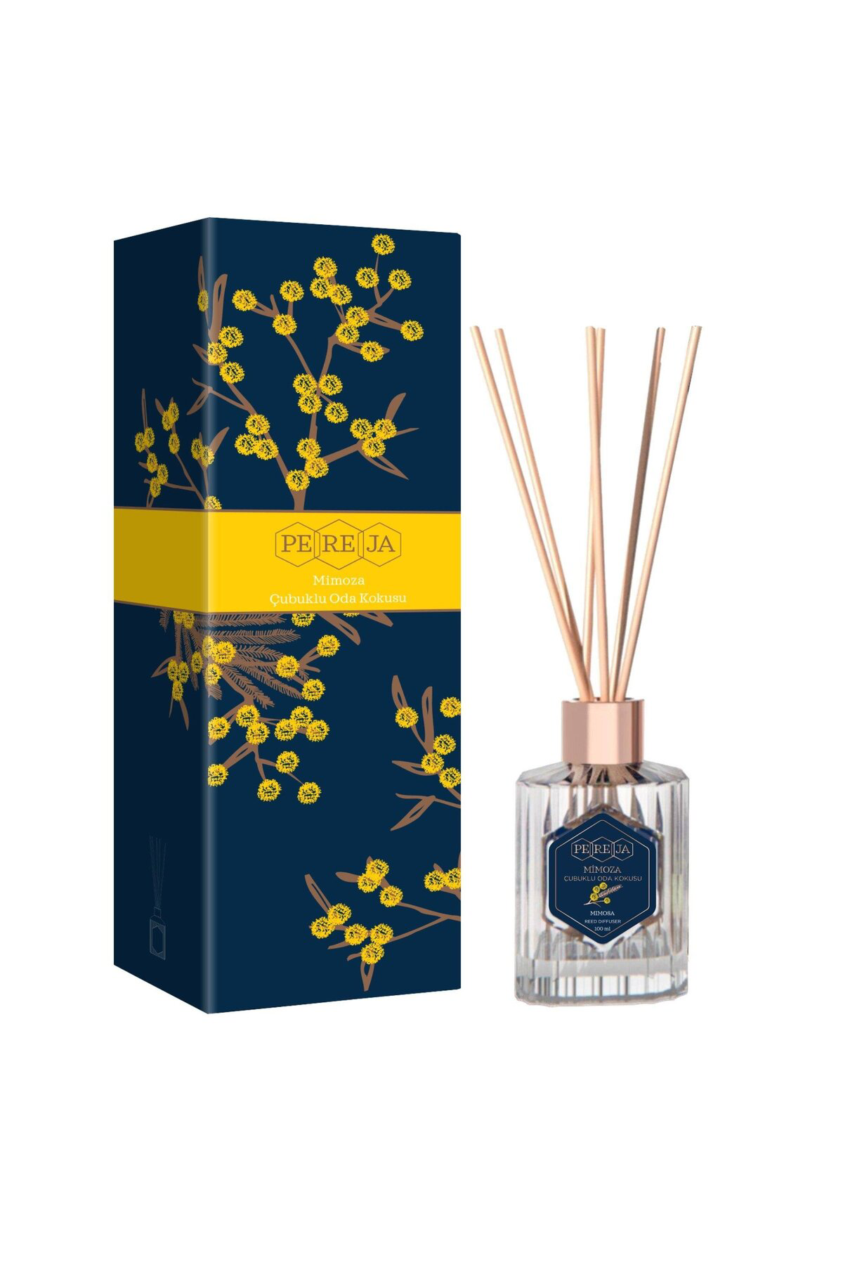 Premium Mimoza Çubuklu Oda Kokusu 100 ml