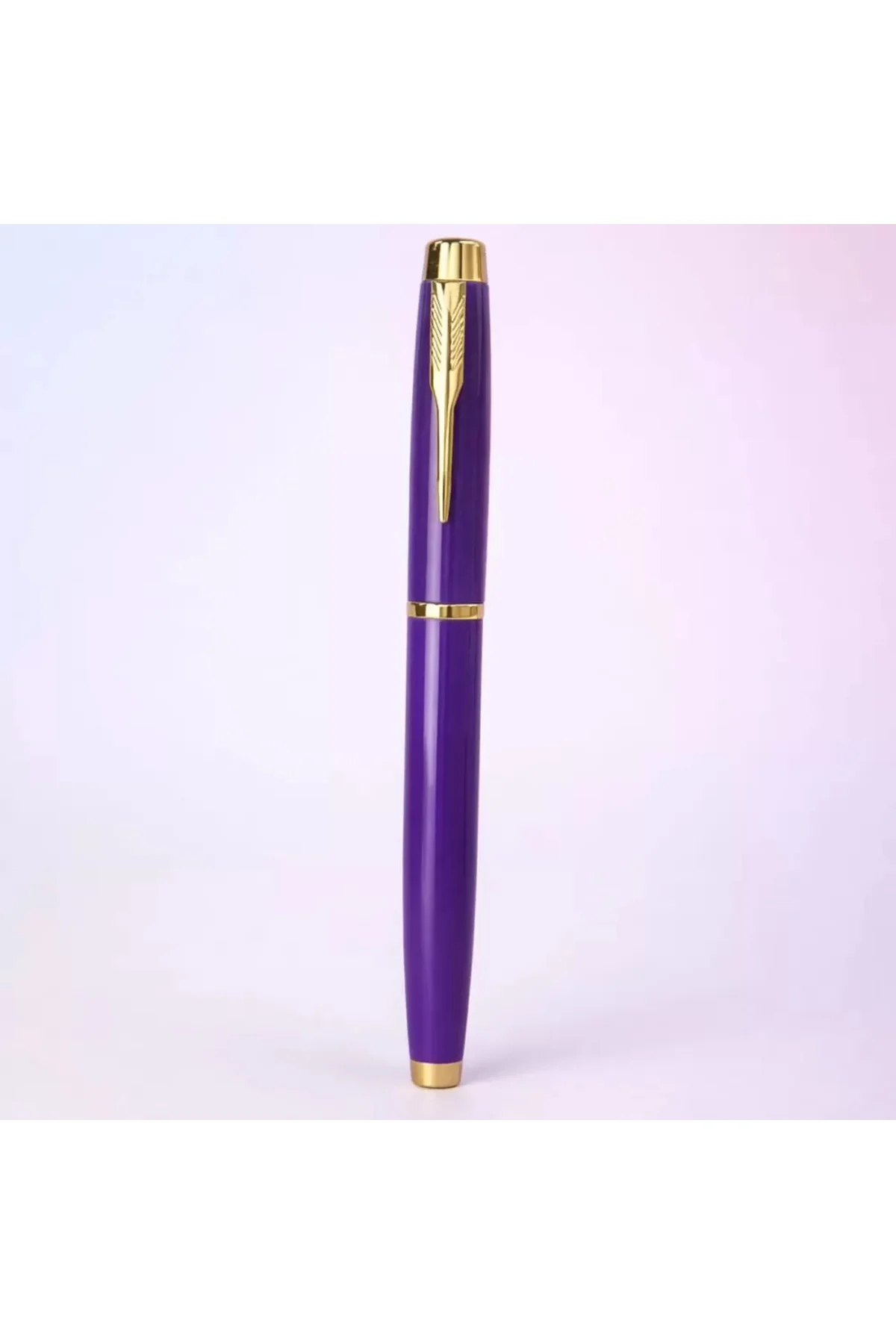 Premium Mor Metal Roller Kalem