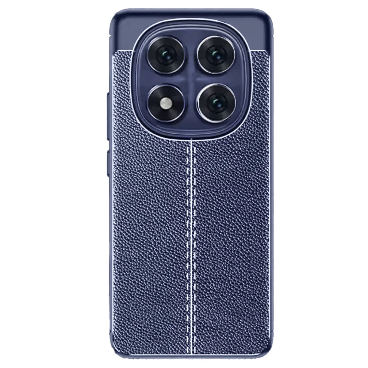 Premium Note 14 Pro 4G Kılıf Auto Focus - Deri Dokulu & Darbe Korumalı Lacivert