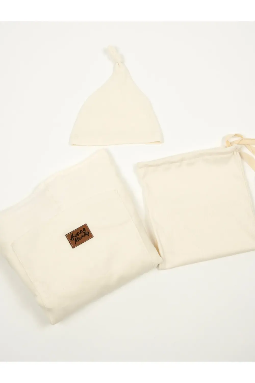 Premium Organik Pamuk Sırt Destekli Cepli Şapkalı Bebek Taşıyıcı