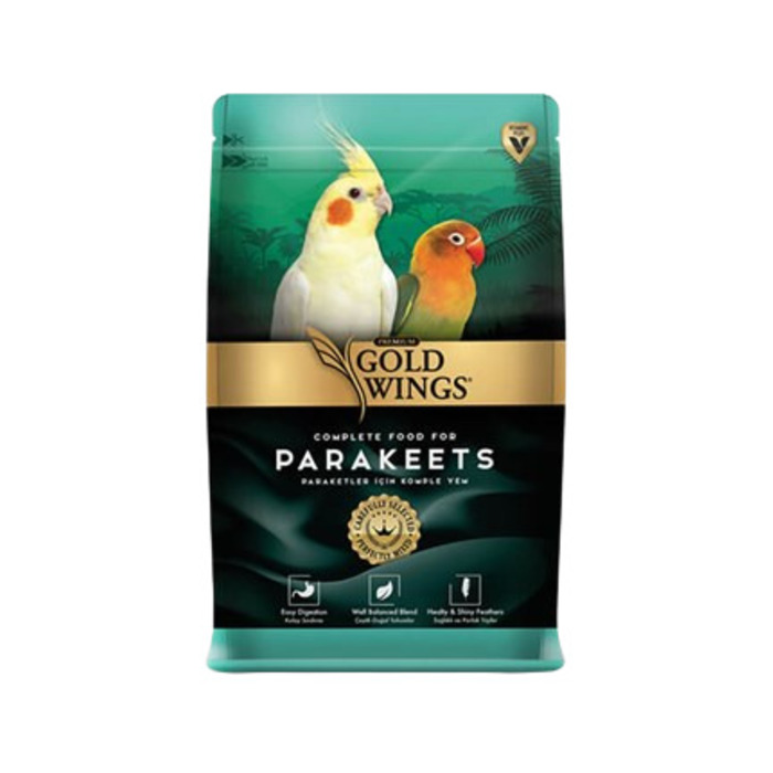 Gold Wings Premium Paraket Tropikal Kuş Yemi 1 Kg