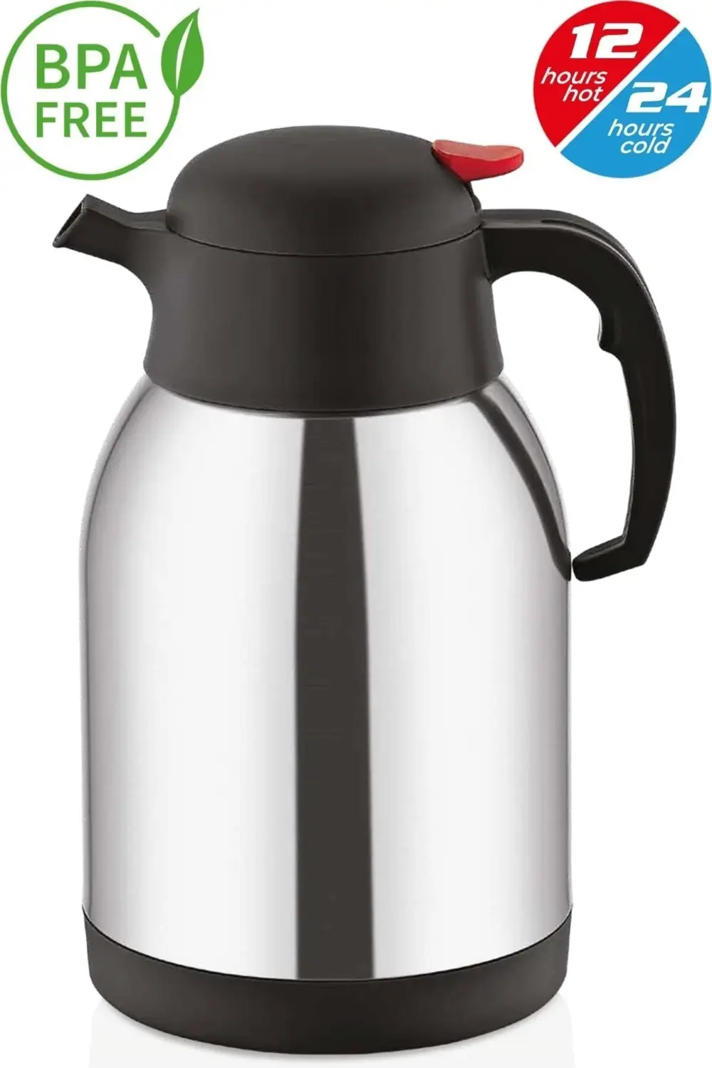 Premium Paslanmaz Çelik Çift Duvarlı 12 Saat Isı Korumalı 2 Lt Pi