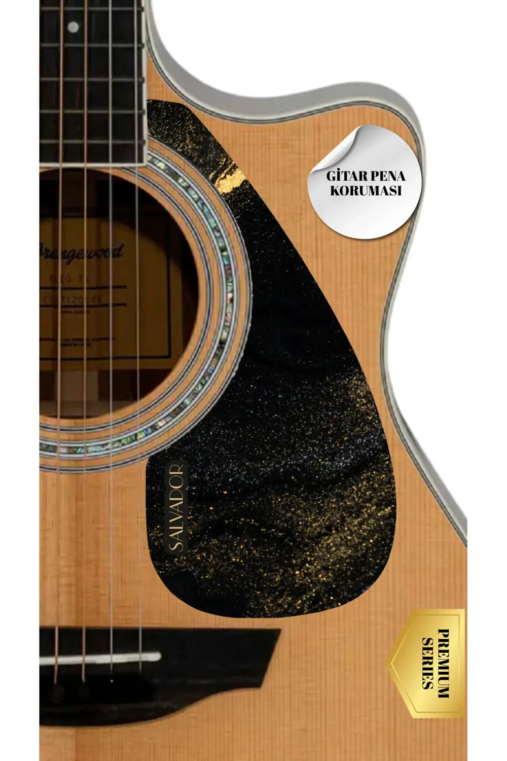 PREMIUM PICKGUARD Akustik Gitar Klasik Gitar Kendinden Yapışkanlı