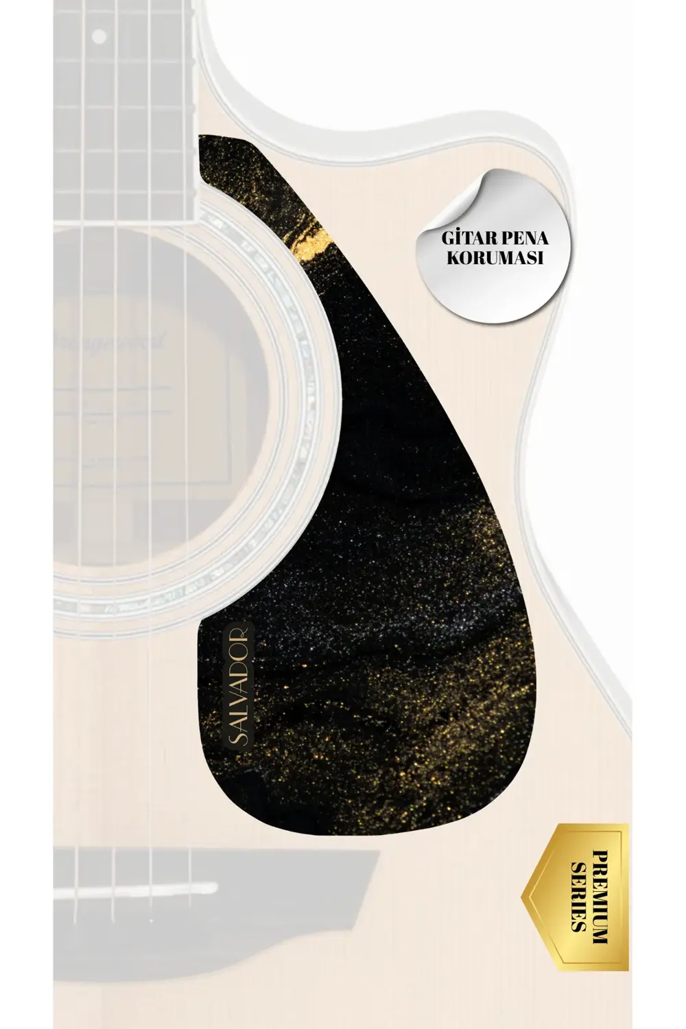 PREMIUM PICKGUARD Akustik Gitar Klasik Gitar Kendinden Yapışkanlı