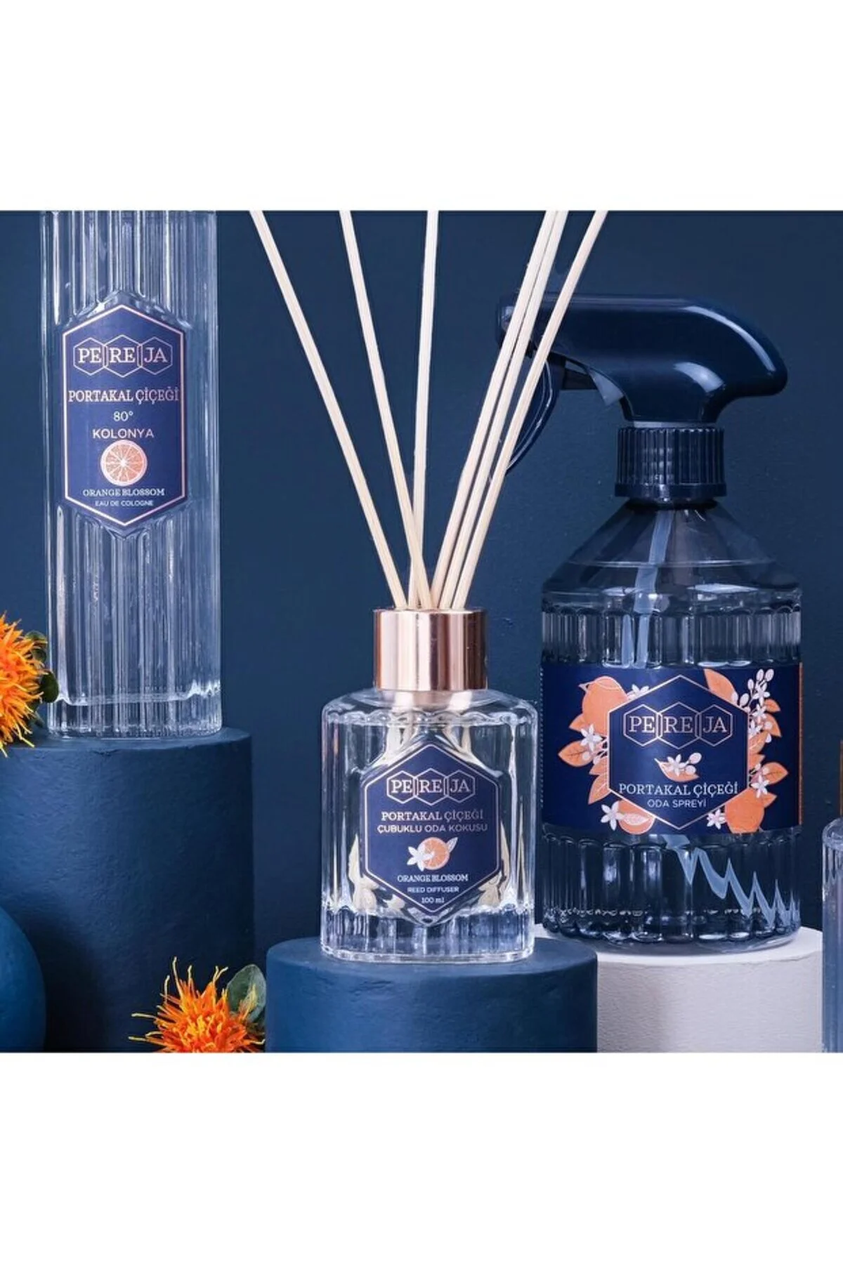 Premium Portakal Çiçeği Çubuklu Oda Kokusu 100 ml 2 Adetli Premium Portakal Çiçeği Çubuklu Oda Kokusu 100 ml 2 Adetli
